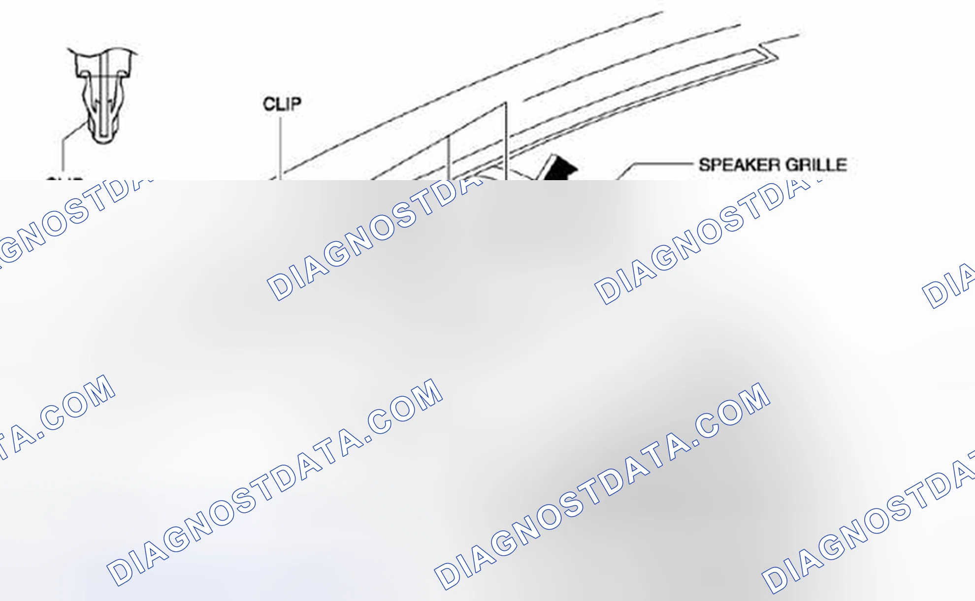 Scheme 3: SPEAKER GRILLE REMOVAL/INSTALLATION