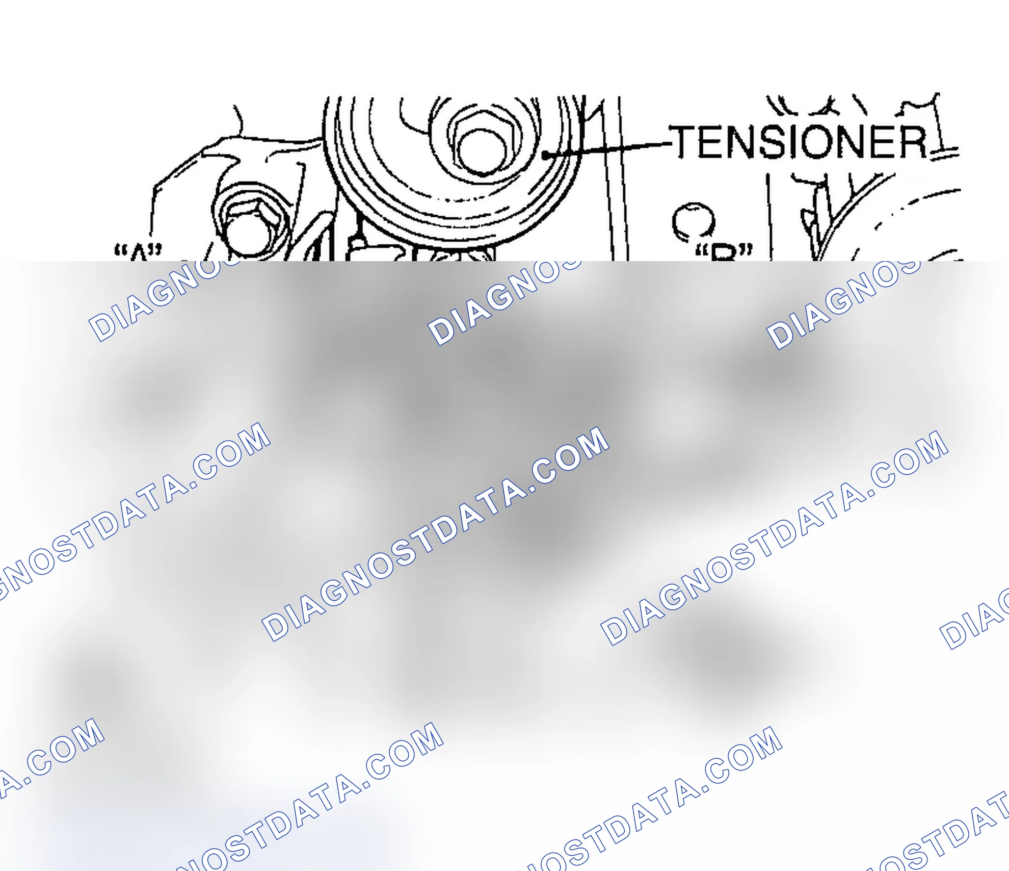 Scheme 432: >> D << TENSIONER SPRING INSTALLATION