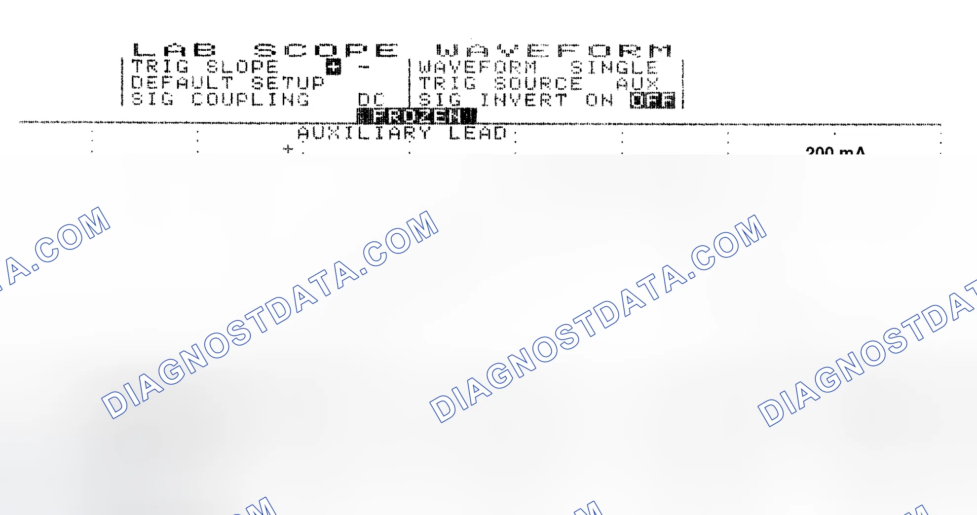 Scheme 13: Single Injector w/Normal Current Flow - Current Pattern