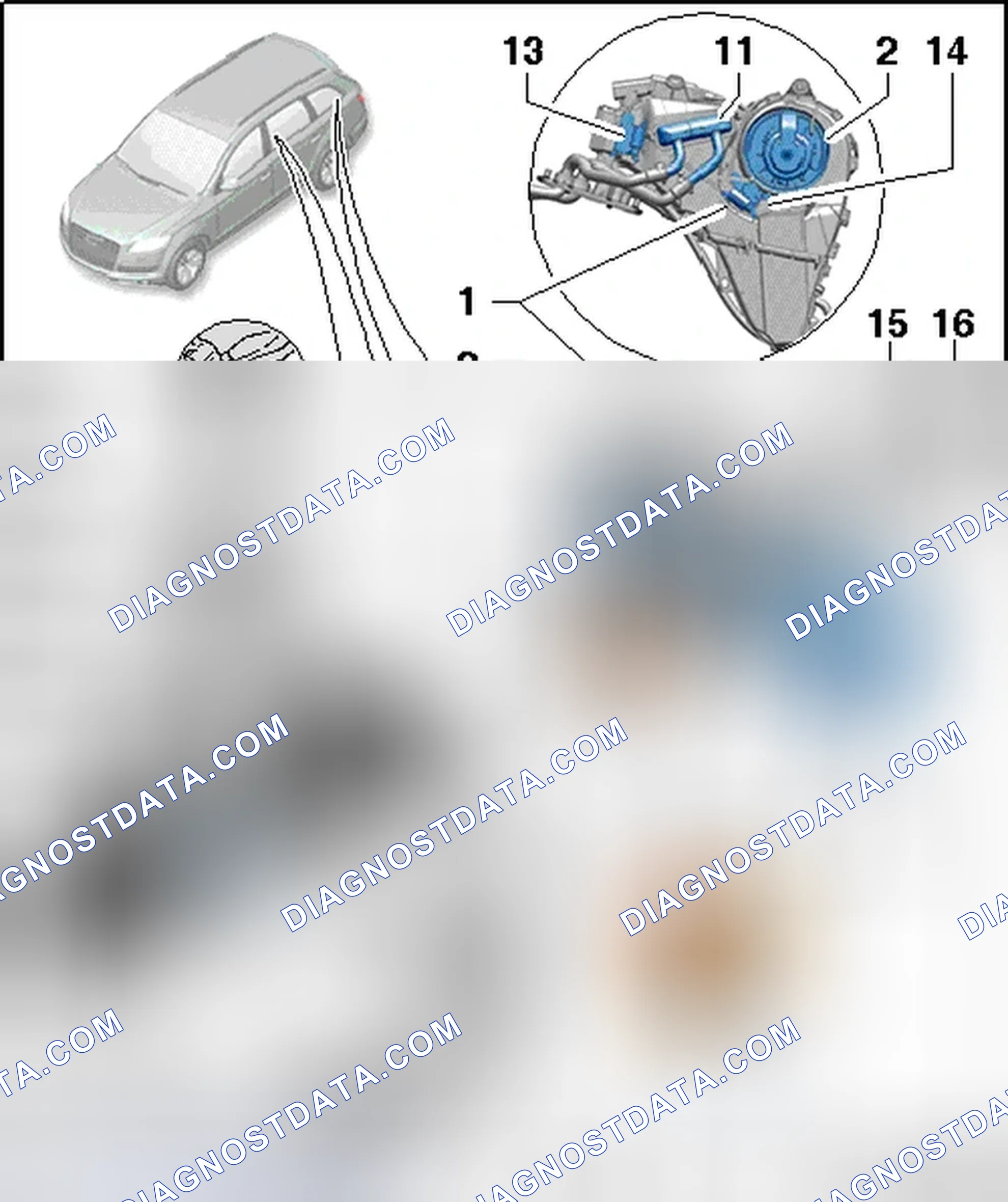 Scheme 23: REAR A/C SYSTEM COMPONENTS