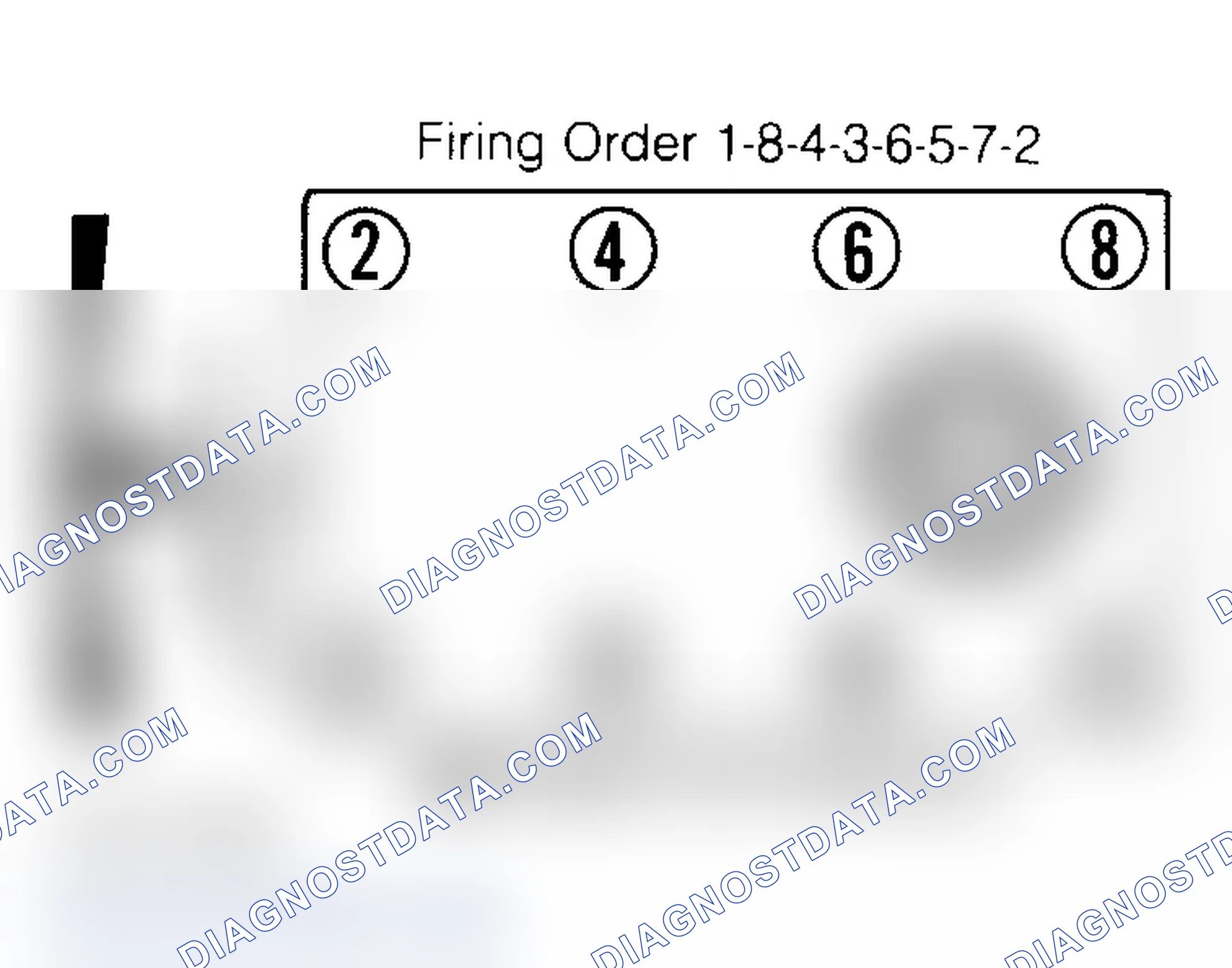 Scheme 5: Firing Order & Timing Marks (5.0L, 5.7L & 7.4L)