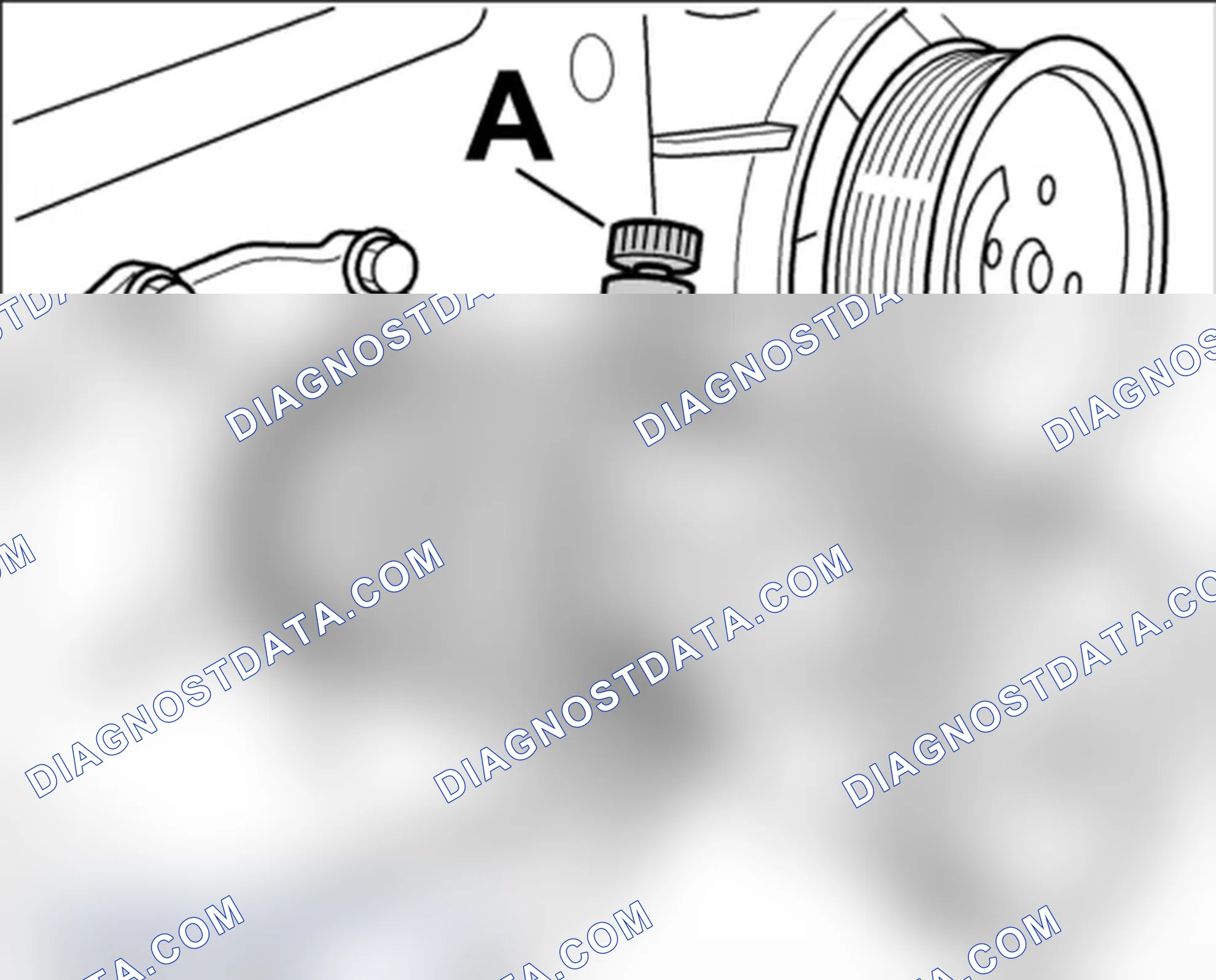 Scheme 366: Removing sealing ring for crankshaft belt pulley