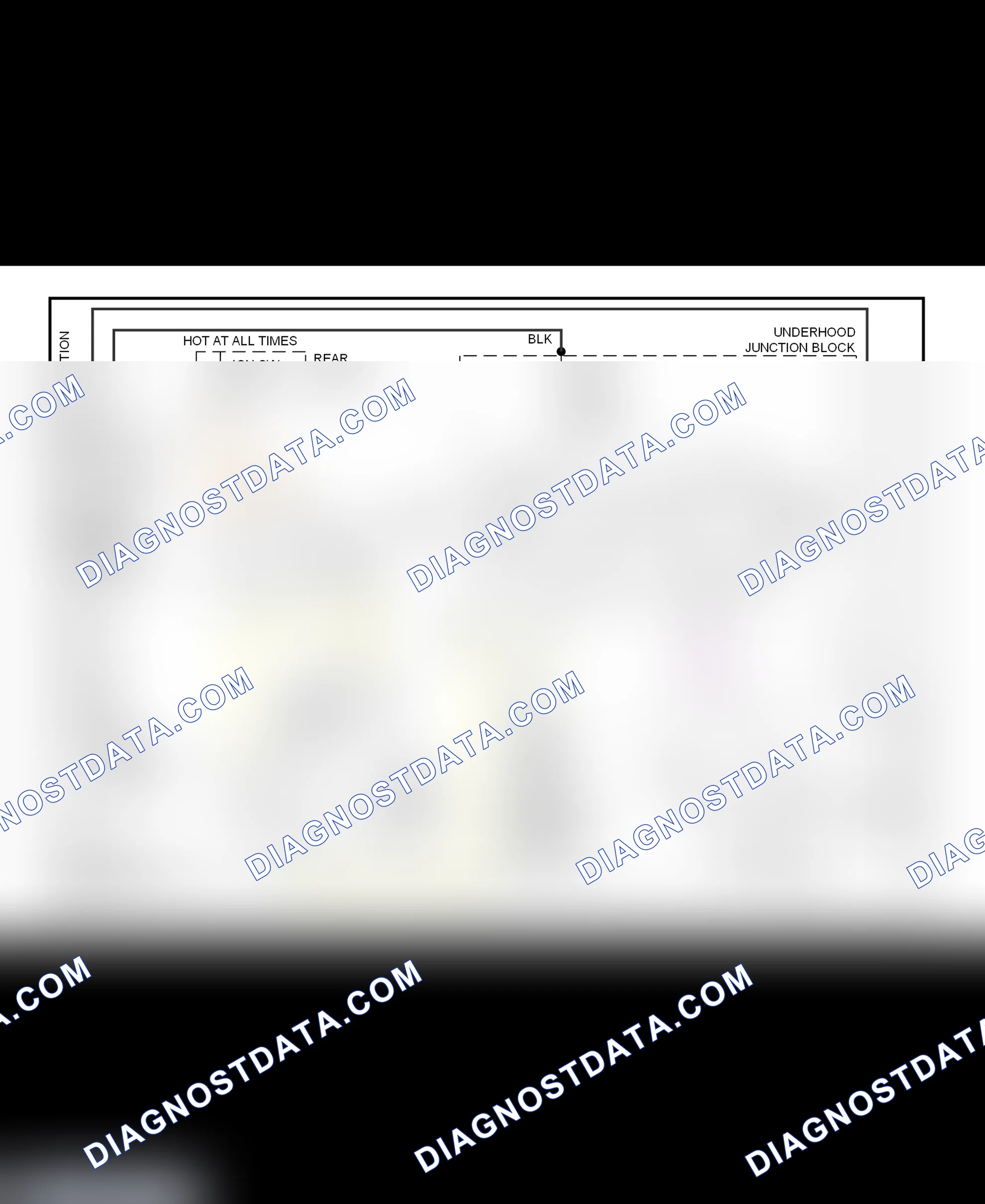 Fig. 30: Starting System Wiring Diagram (Seville)