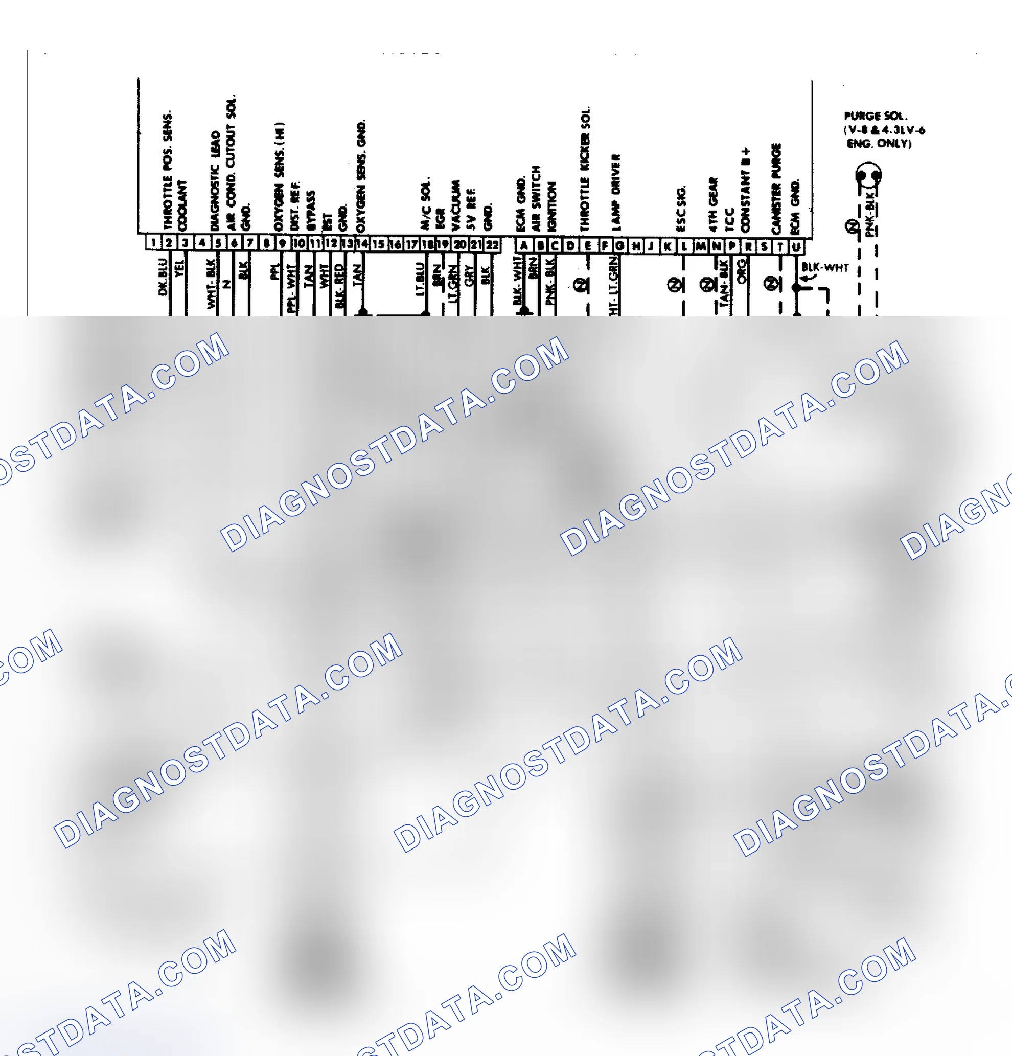 Scheme 162: 2.8L Full Function Feedback Carburetor Wiring Diagram