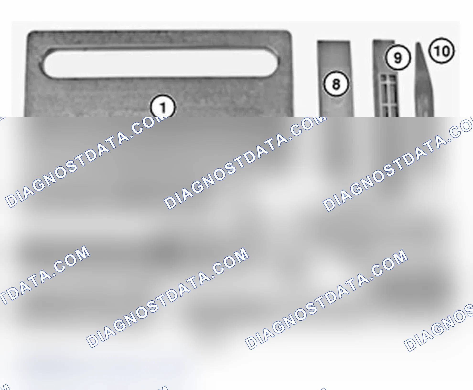 Scheme 55: 00 9 310 Assembly wedges (set in plastic case)