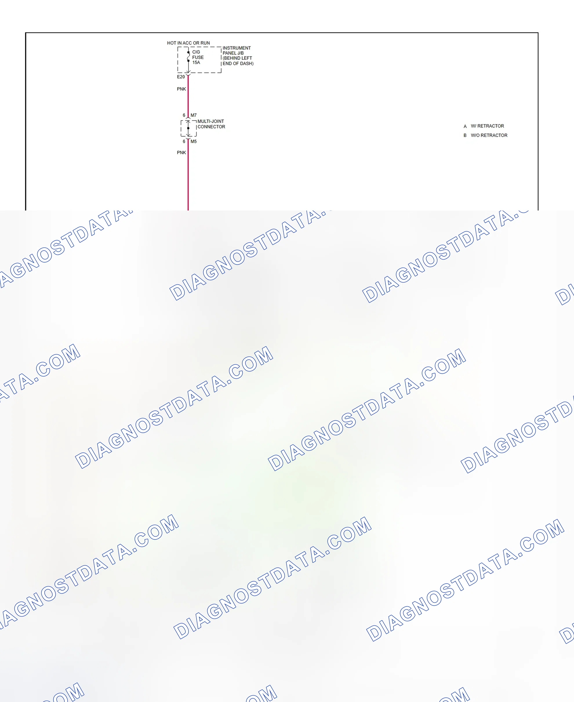 Scheme 38: Power Mirror System Wiring Diagram (Sequoia)