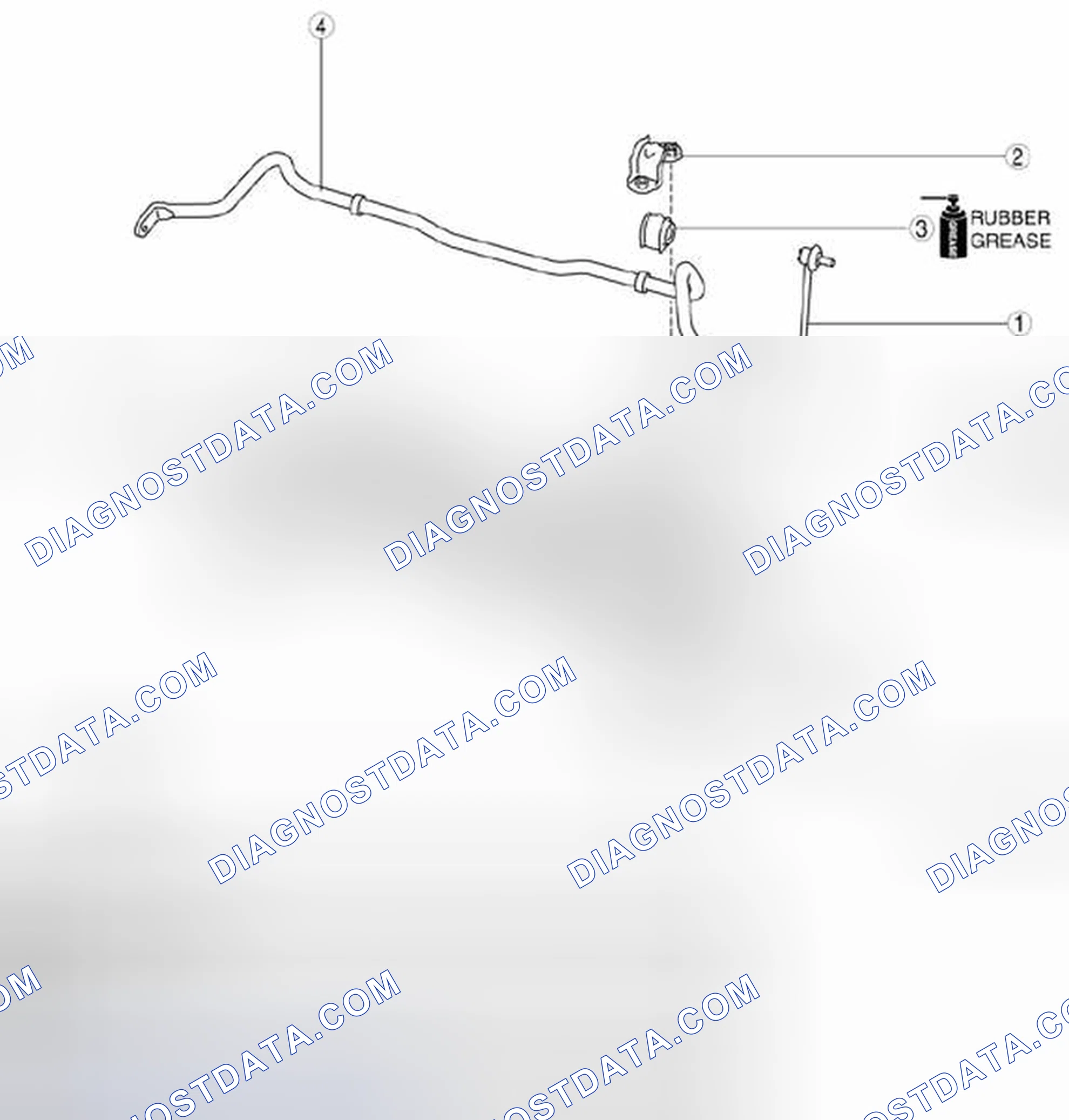 Scheme 24: Exploded View Of Front Stabilizer (MZR 2.3 DISI Turbo) With Torque Specifications