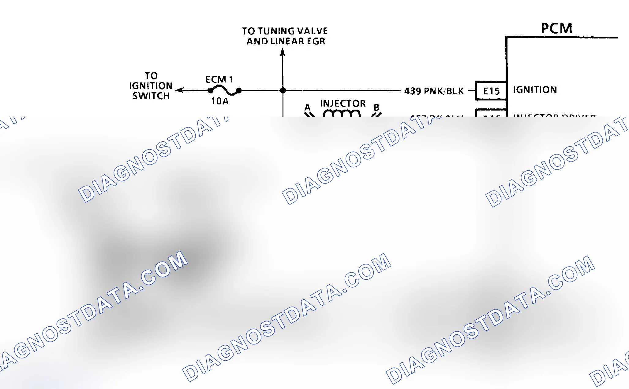 Scheme 62: Fuel System (CPI 4.3L VIN W)