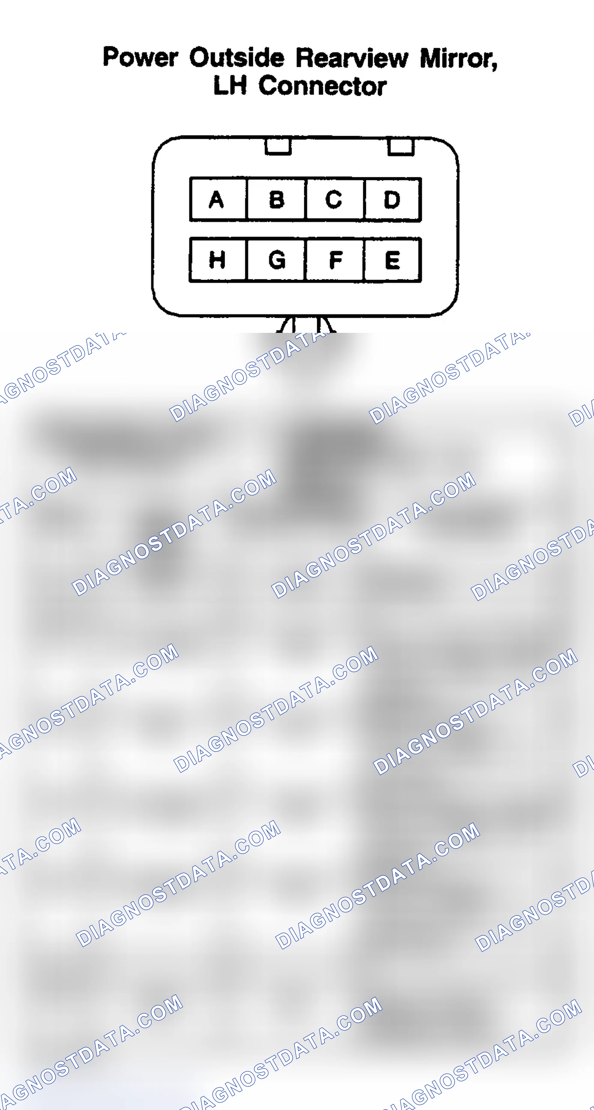 Scheme 219: POWER OUTSIDE REARVIEW MIRROR (LH)