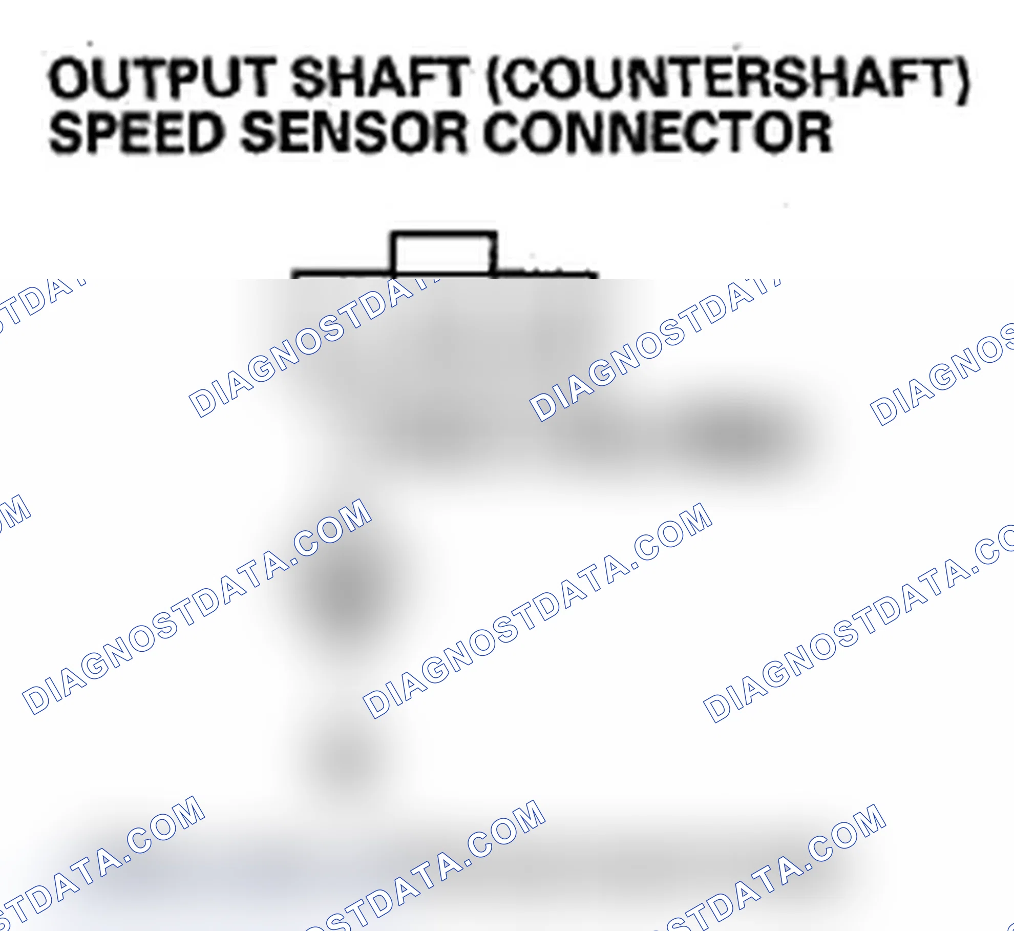 Scheme 71: DTC P0722: Problem in Output Shaft (Countershaft) Speed Sensor Circuit (No Signal Input); DTC P0723: