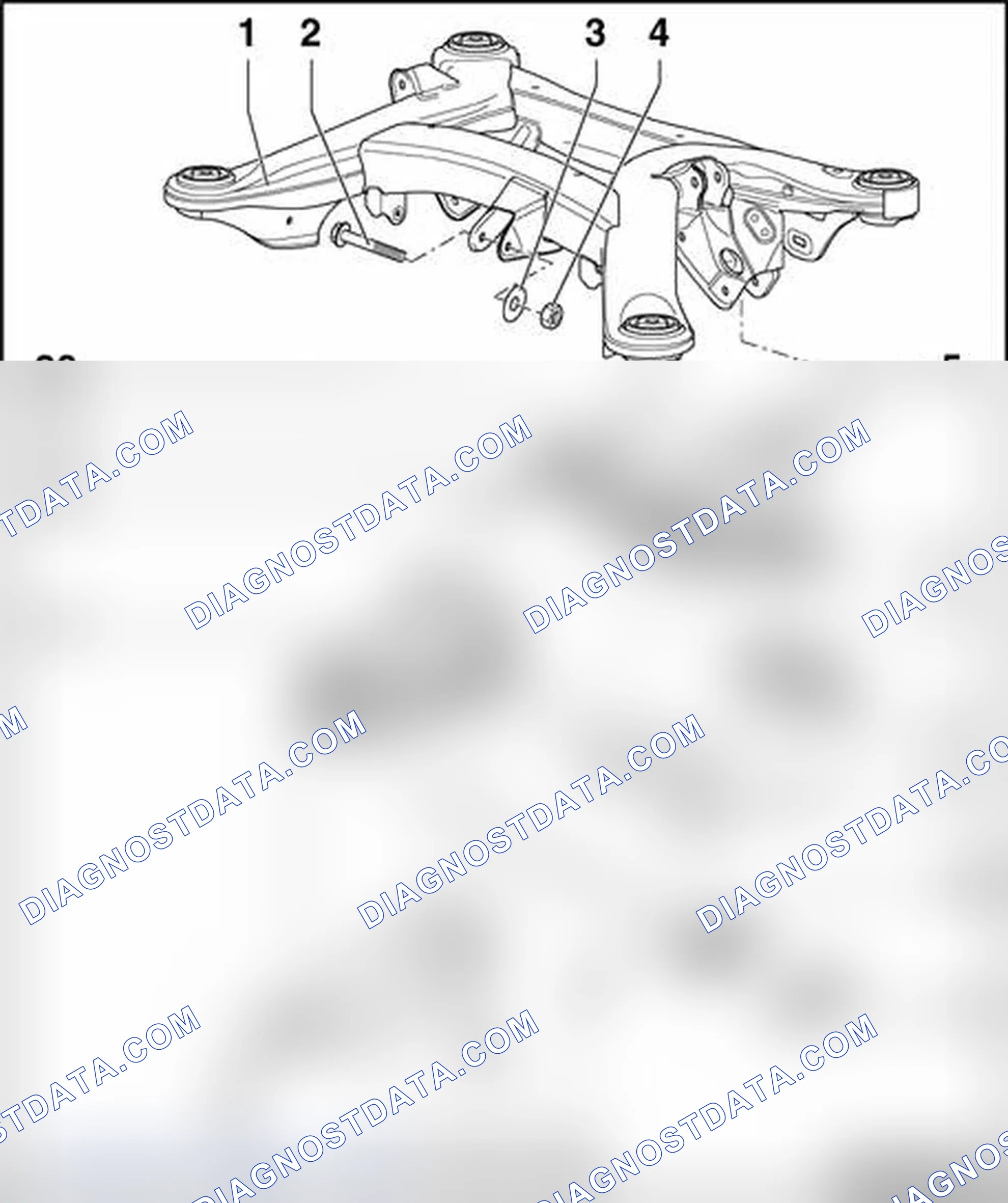 Scheme 713: Rear final drive (Audi A8), overview