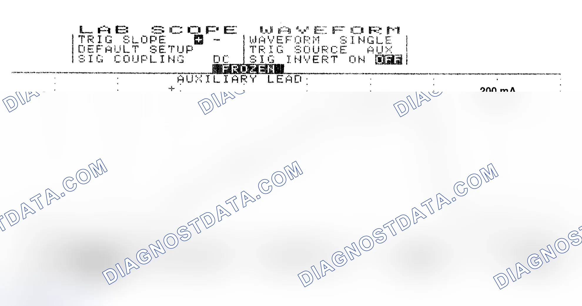 Scheme 13: Single Injector w/Normal Current Flow - Current Pattern