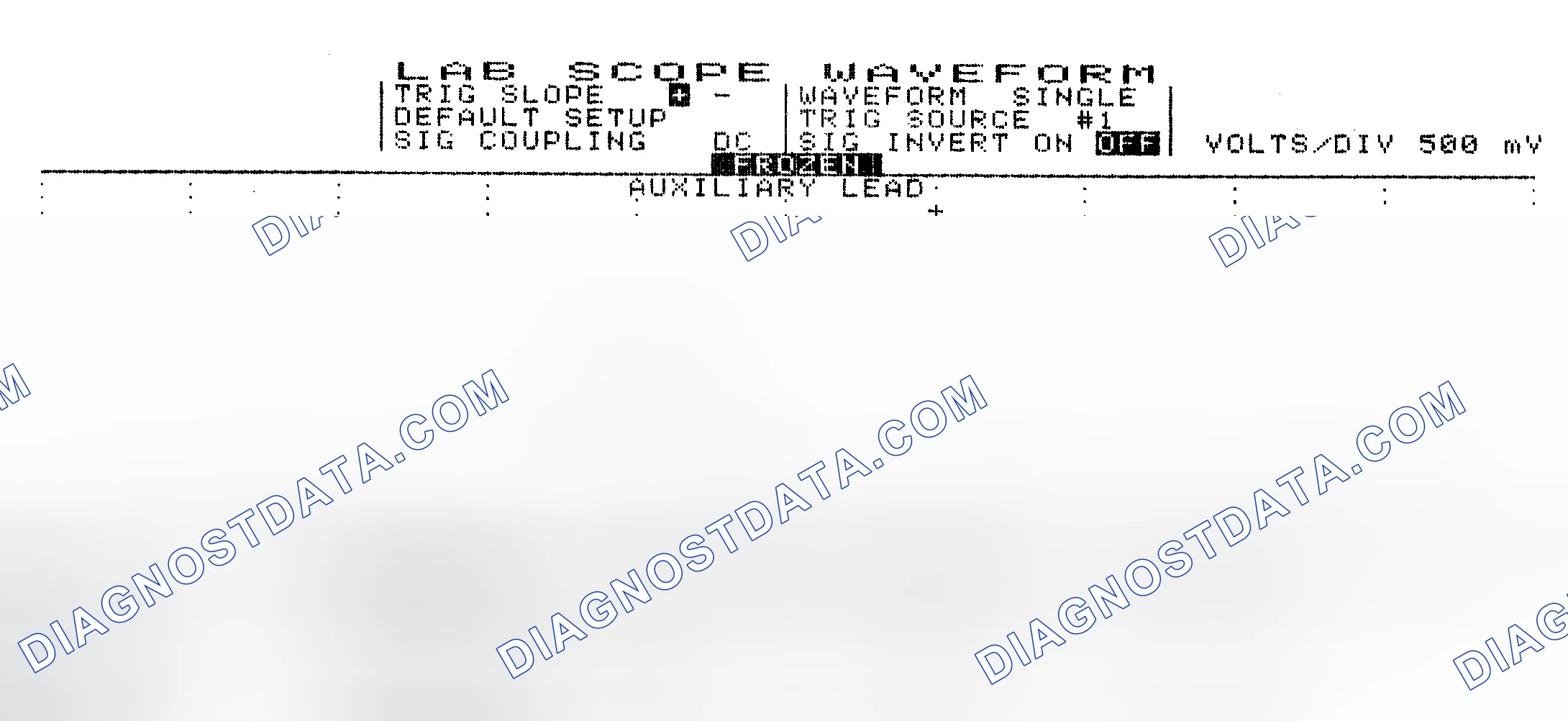 Scheme 10: Single Injector w/Excessive Current Flow - Current Pattern