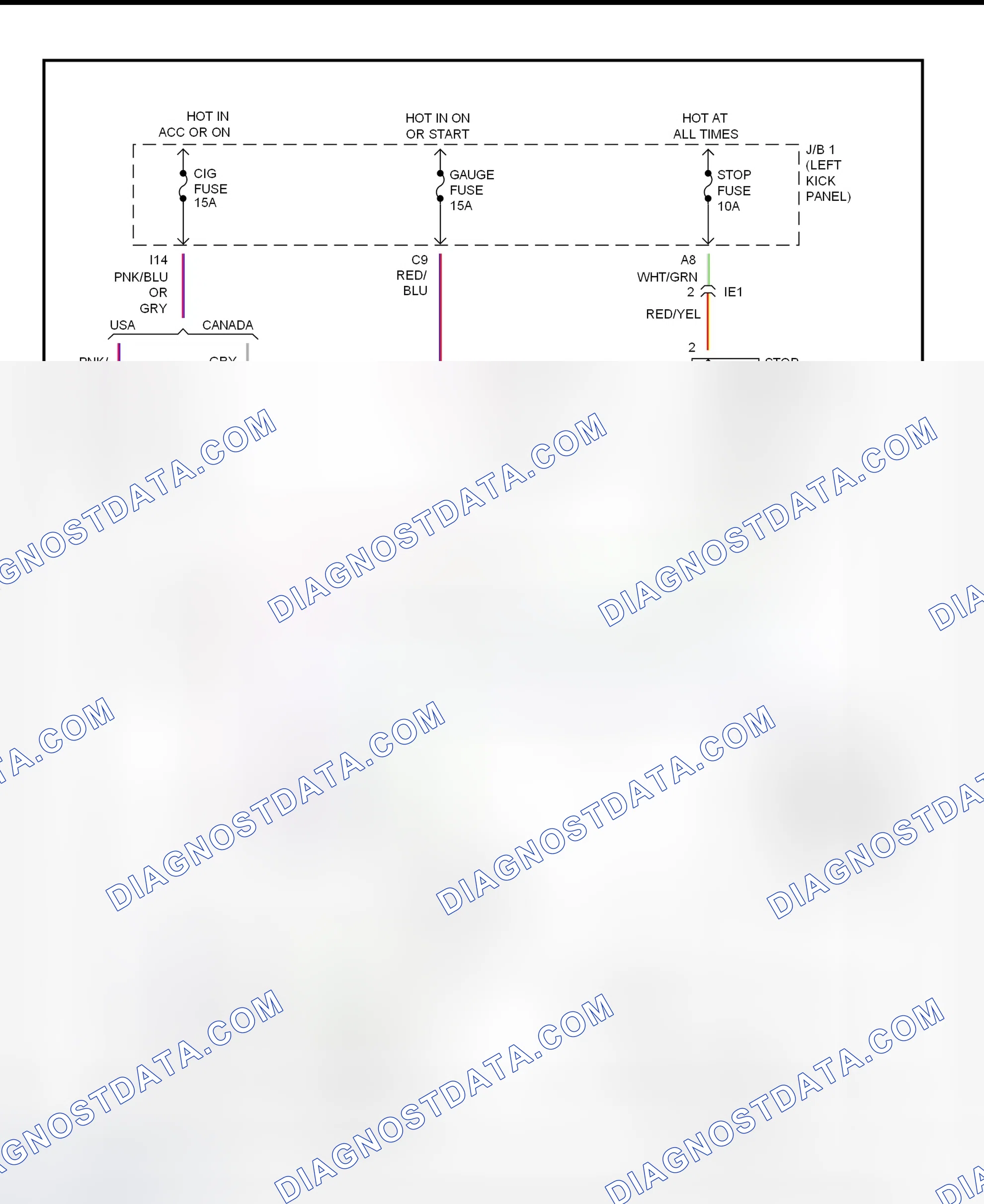 Scheme 16: Shift Interlock System Wiring Diagram (1995 Paseo)