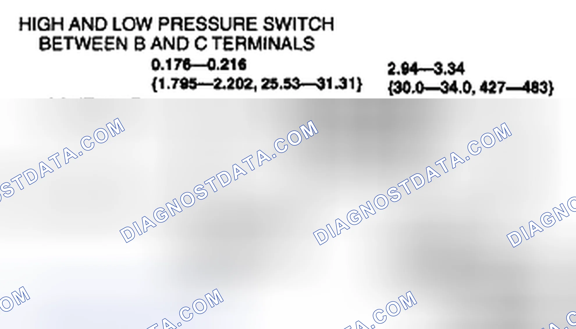 Scheme 41: REFRIGERANT PRESSURE SWITCH INSPECTION