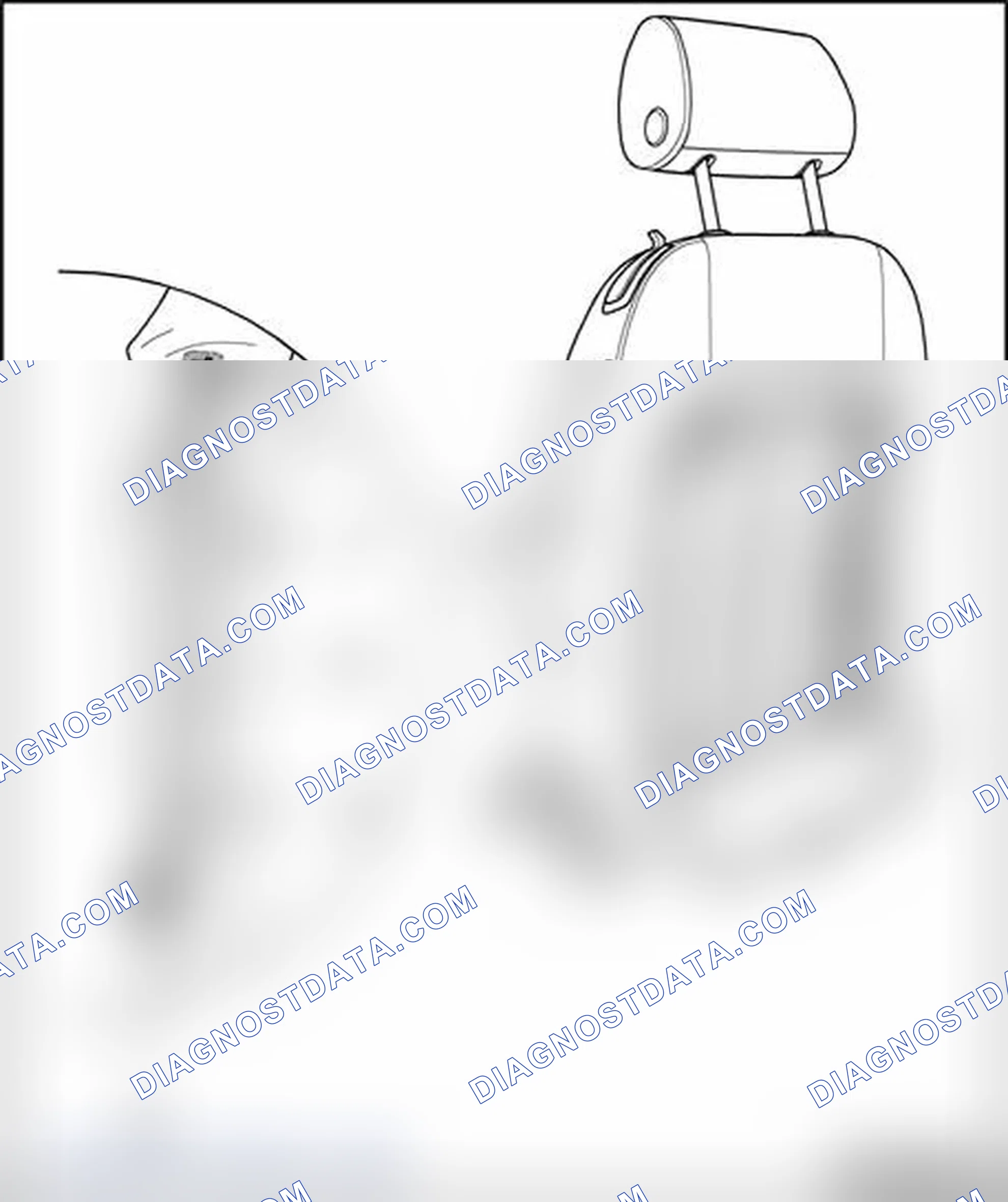 Scheme 208: Side airbag guide, removing and installing