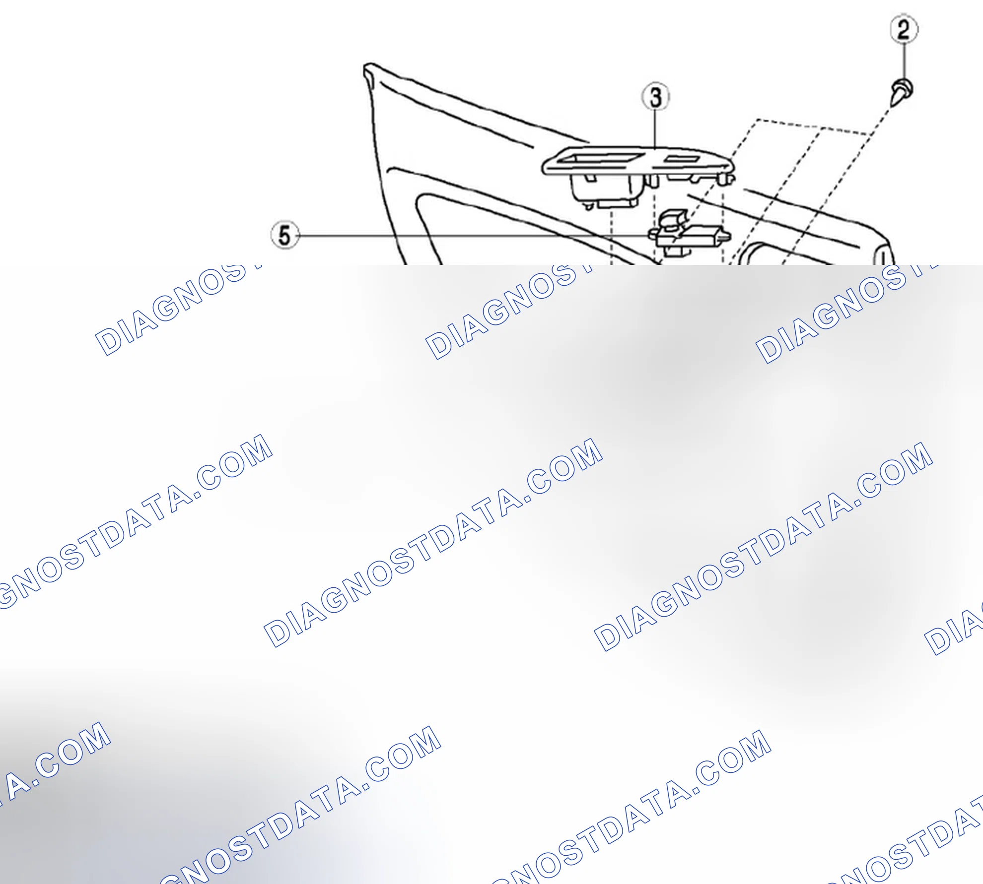 Scheme 97: REAR DOOR TRIM DISASSEMBLY/ASSEMBLY