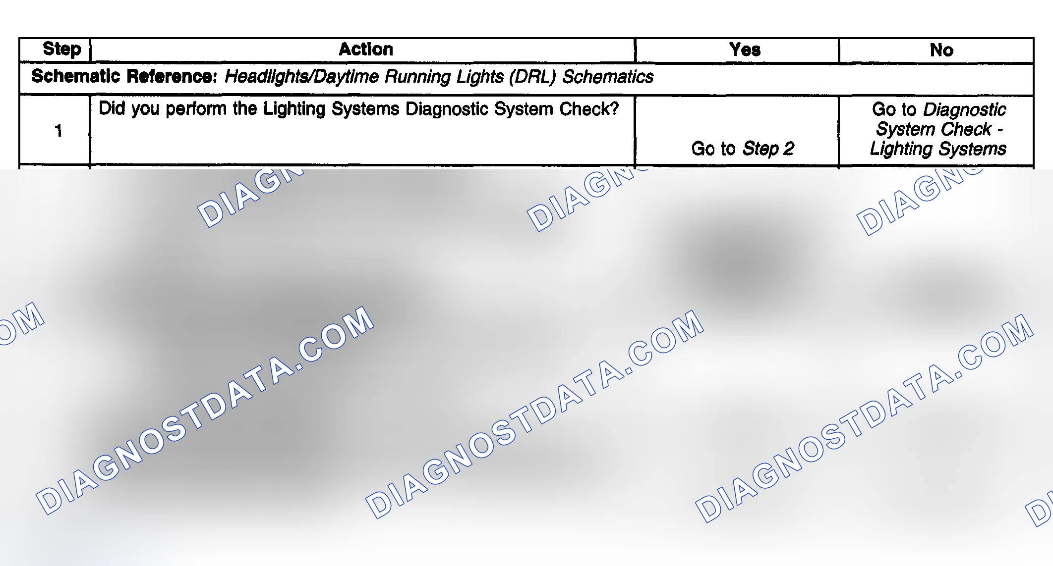 Scheme 213: Headlamps Inoperative - Low Beams (Domestic, Europe and Japan w/HID)
