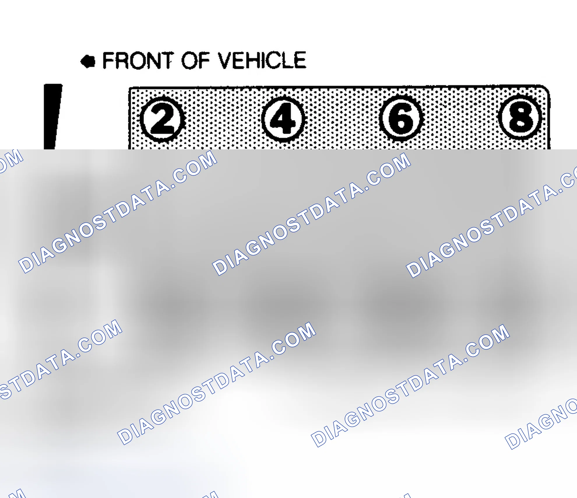 Scheme 7: Firing Order (6.2L & 6.5L Diesel)