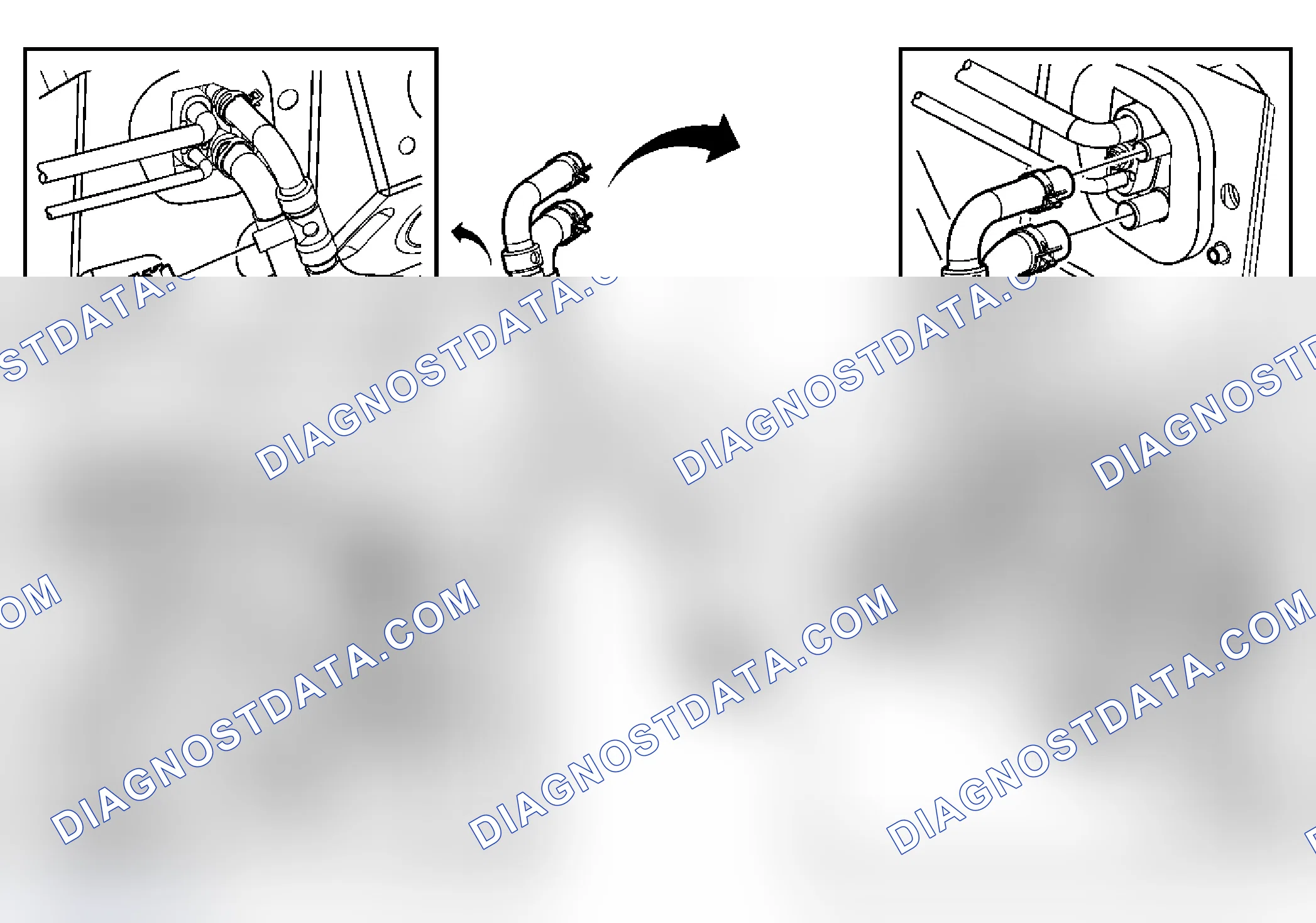 Scheme 11: Heater Hoses Replacement