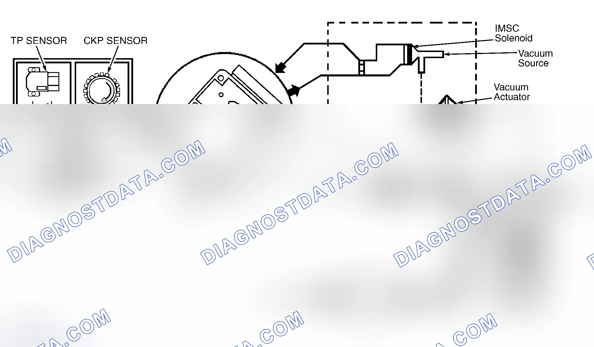 Scheme 11: Intake Manifold Swirl Control Vacuum Actuated System - 2.3L (VIN D)