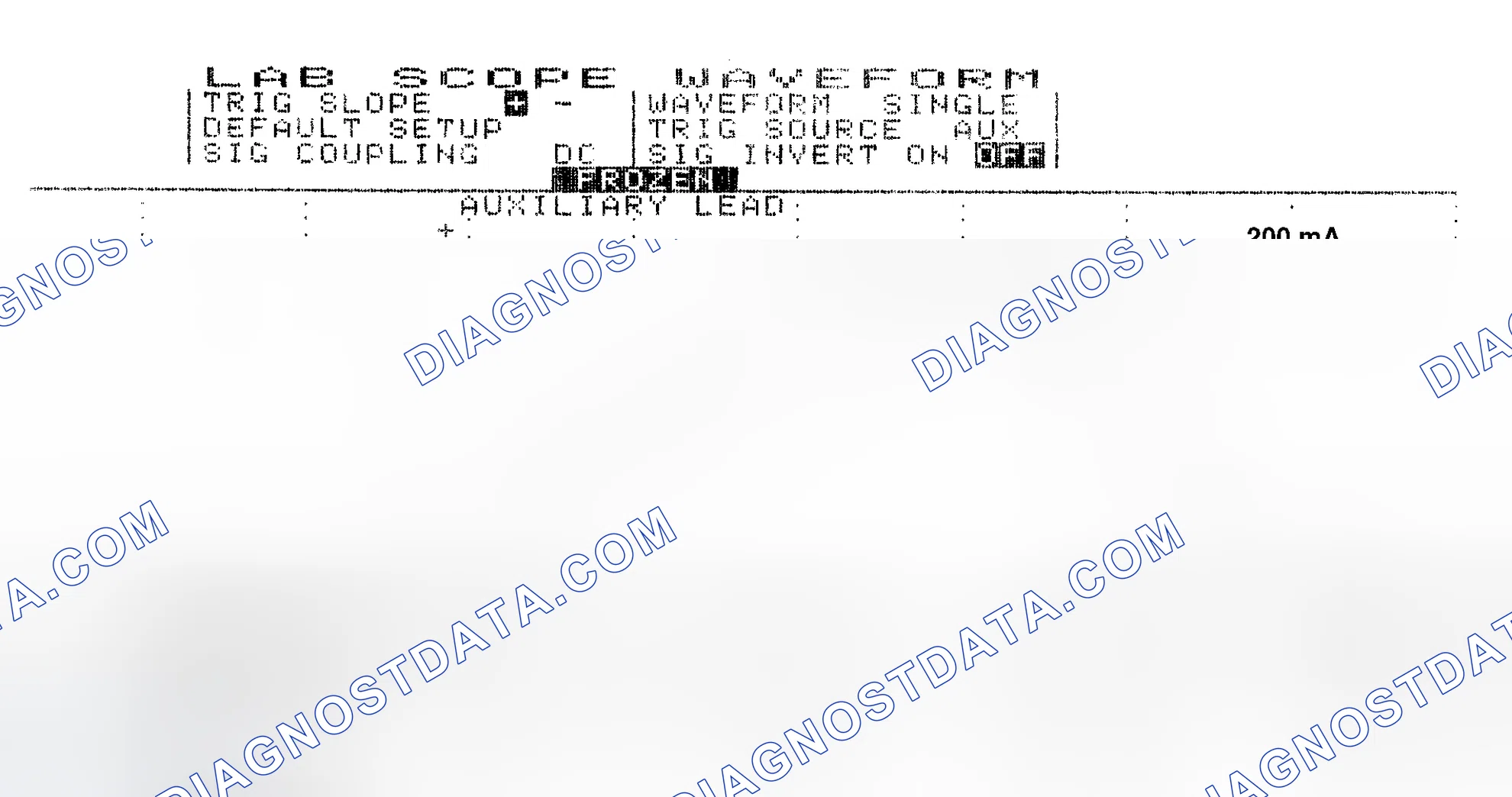 Scheme 13: Single Injector w/Normal Current Flow - Current Pattern