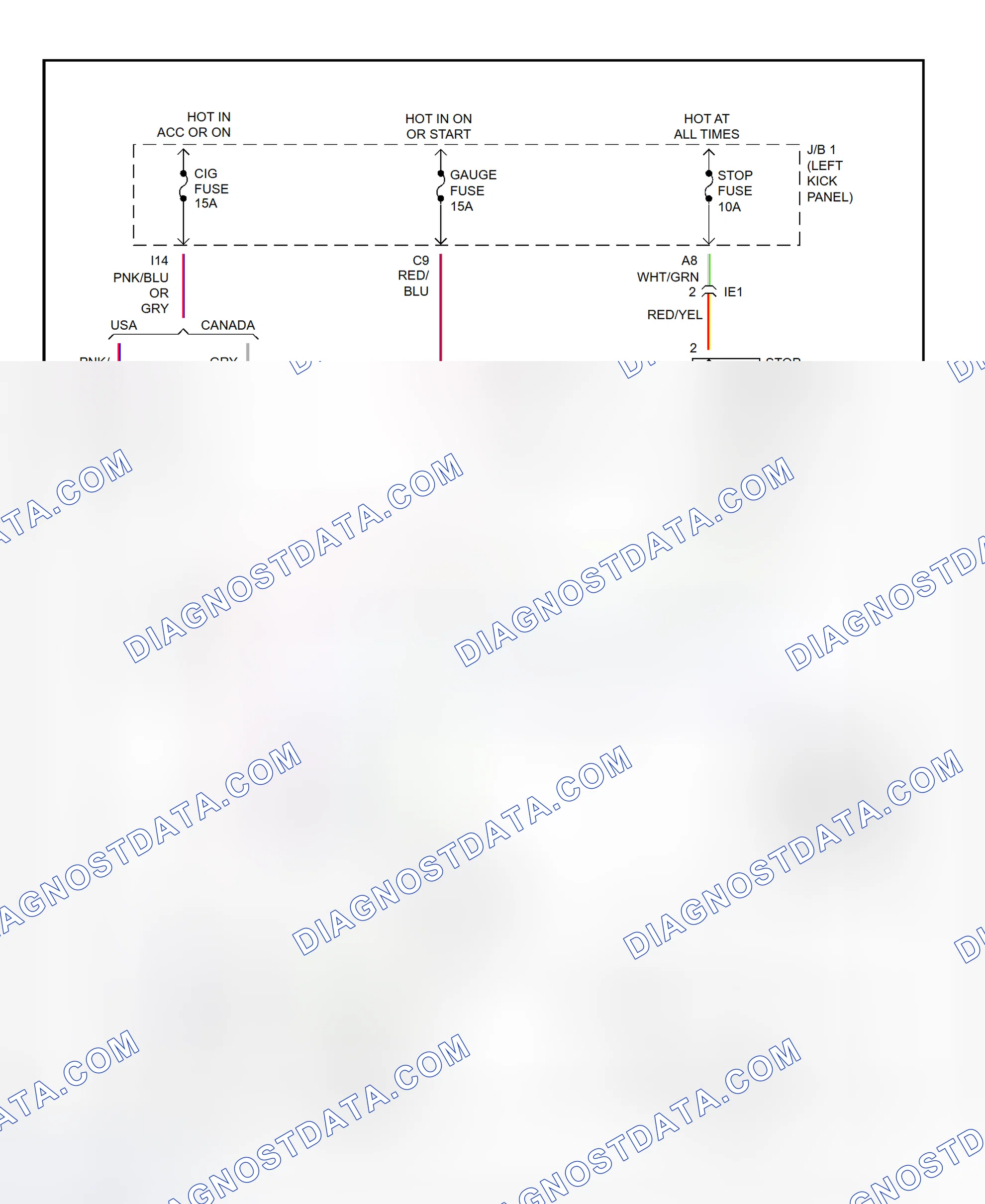 Scheme 16: Shift Interlock System Wiring Diagram (1995 Paseo)