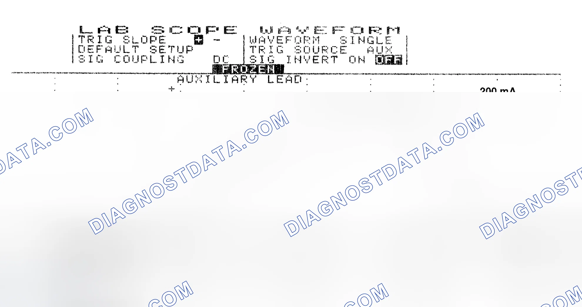 Scheme 13: Single Injector w/Normal Current Flow - Current Pattern