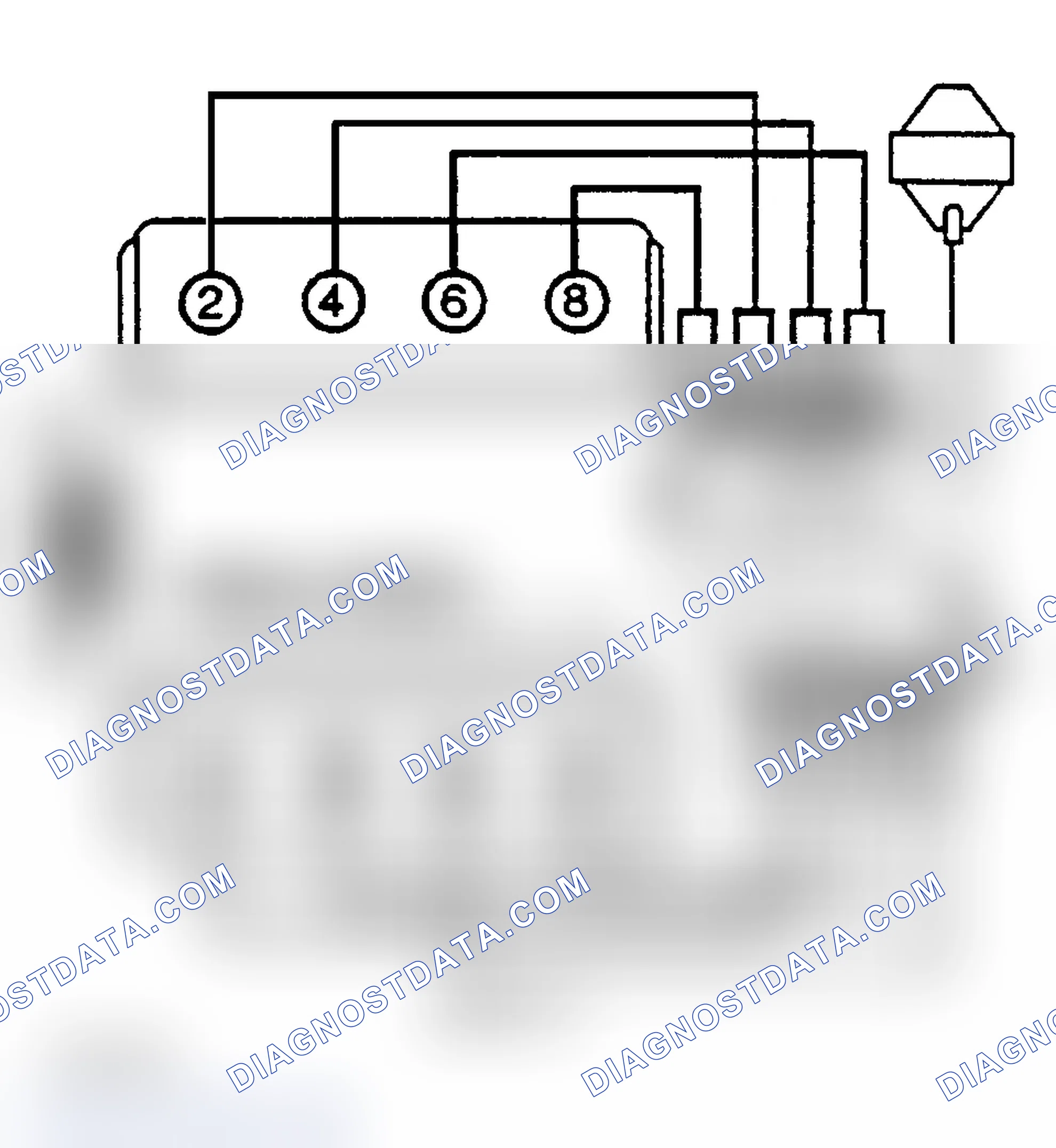Scheme 5: Firing Order (5.0L, 5.7L & 7.4L)
