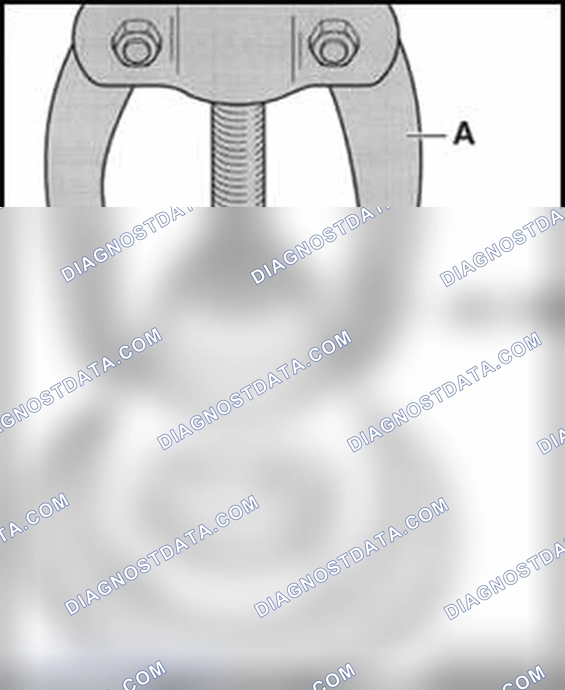 Scheme 62: Pulling off small inner race/tapered roller bearing