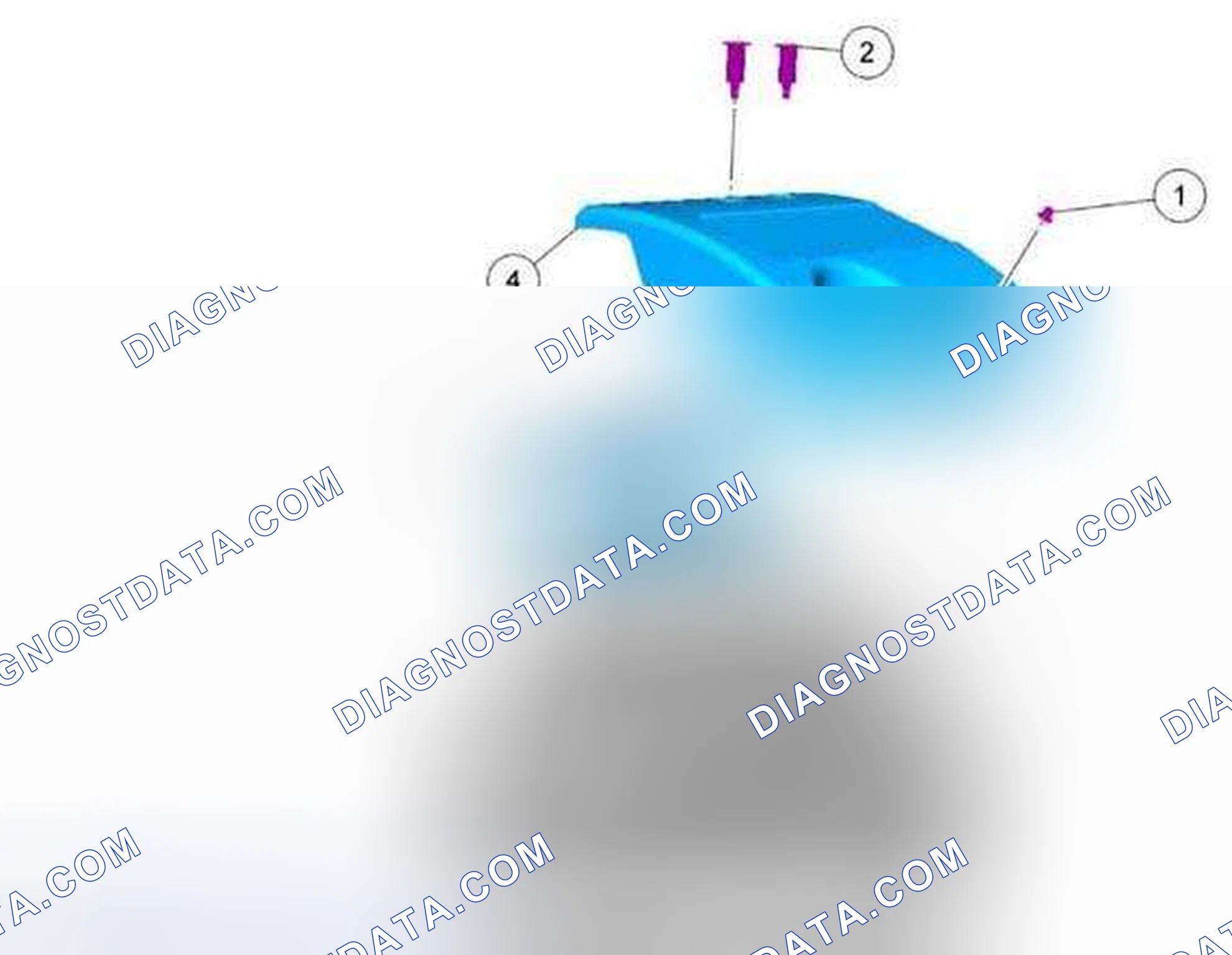 Scheme 1430: Engine Appearance Cover - Exploded View