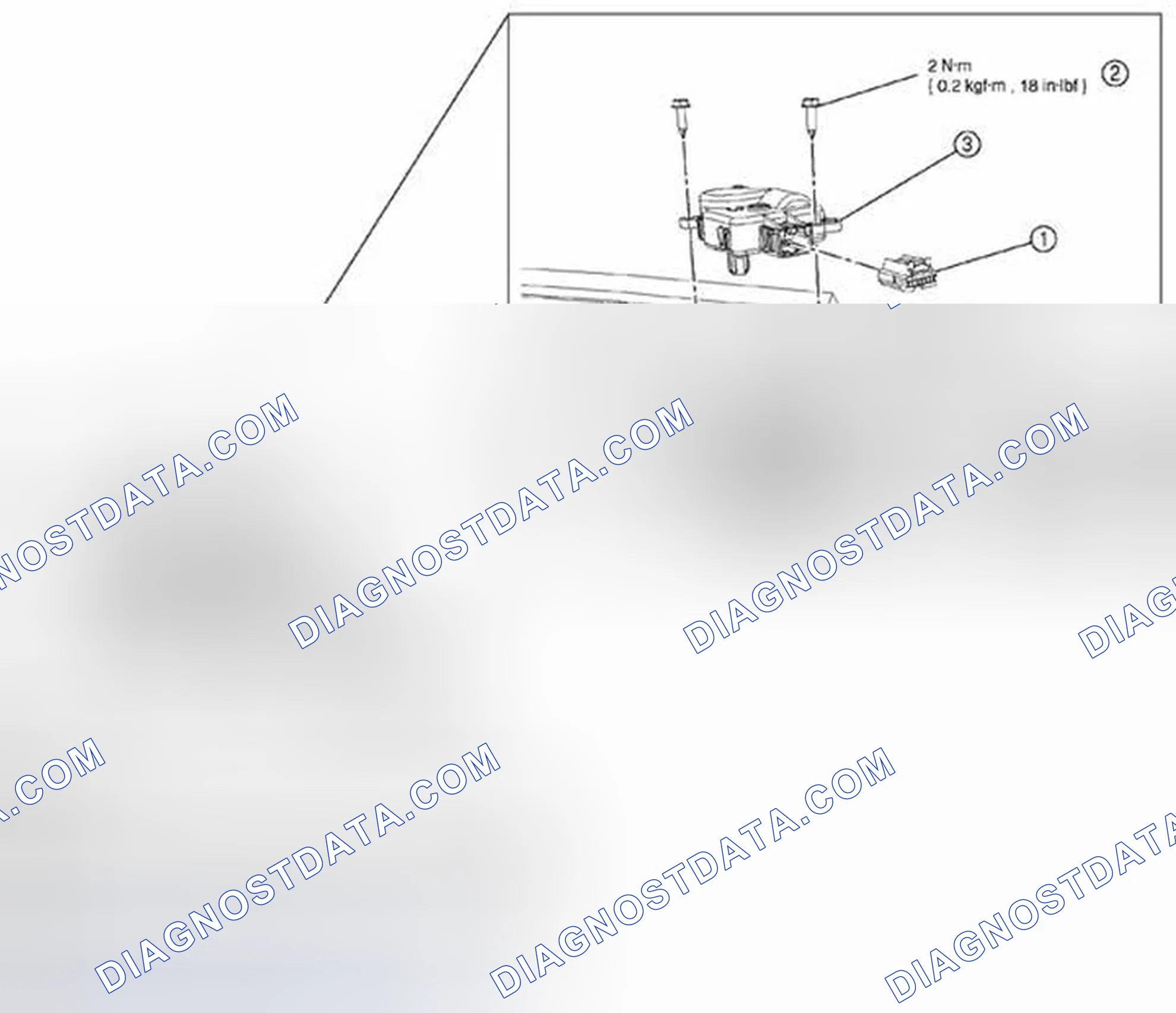 Scheme 111: TEMPERATURE BLEND DOOR ACTUATOR - RH REMOVAL/INSTALLATION
