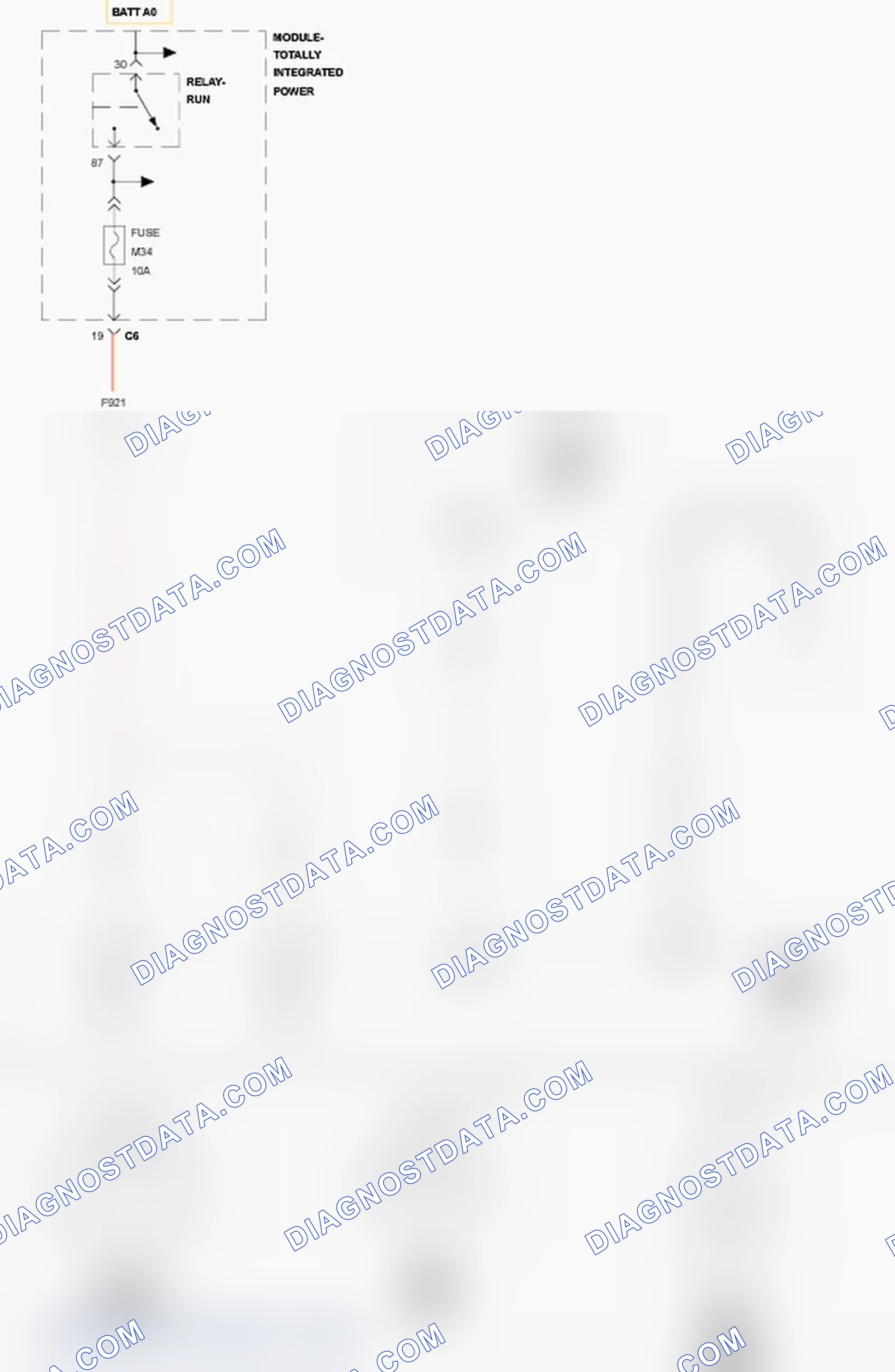 Scheme 19: B168A-00-RIGHT HEADLAMP LEVELING MOTOR CONTROL CIRCUIT PERFORMANCE
