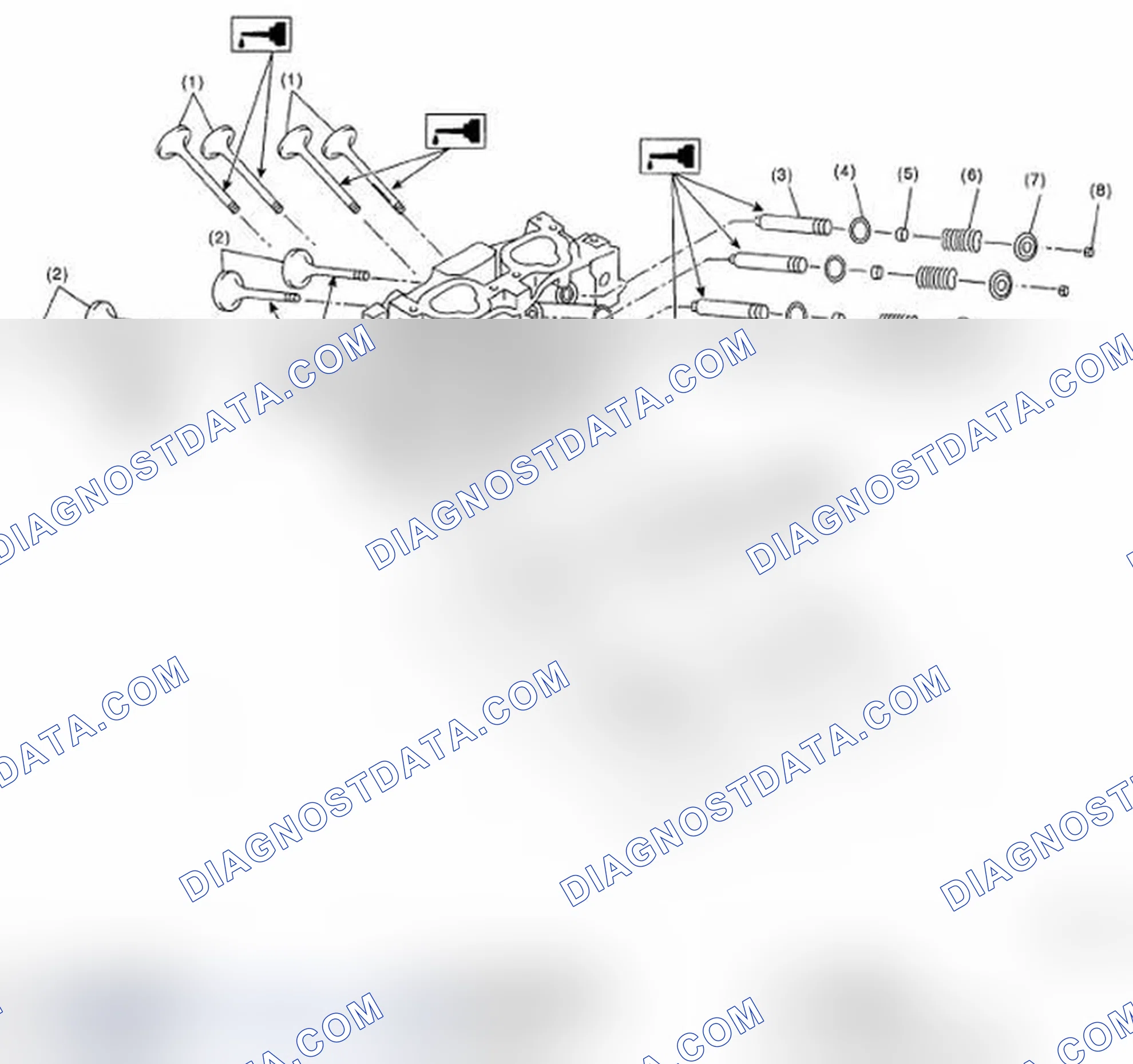 Scheme 44: Identifying Cylinder Head And Valve Assembly Components