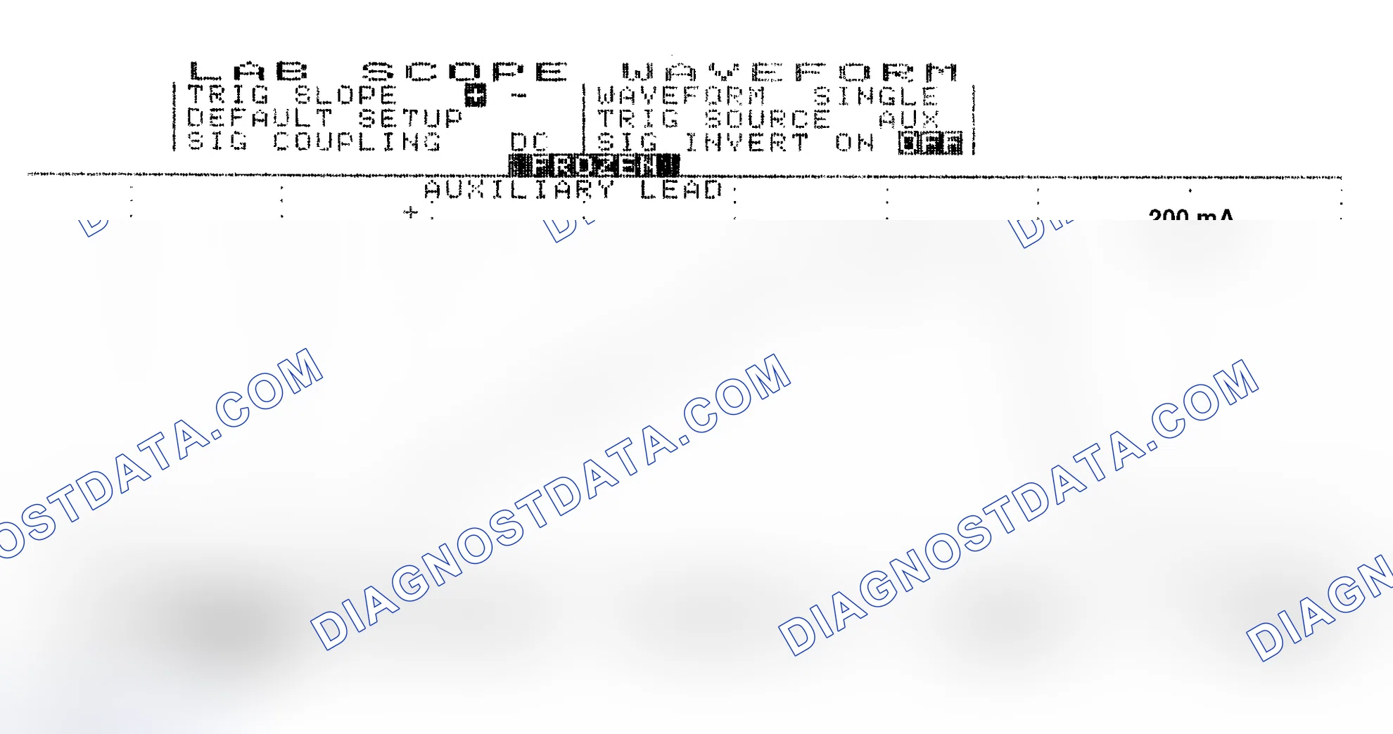 Scheme 13: Single Injector w/Normal Current Flow - Current Pattern