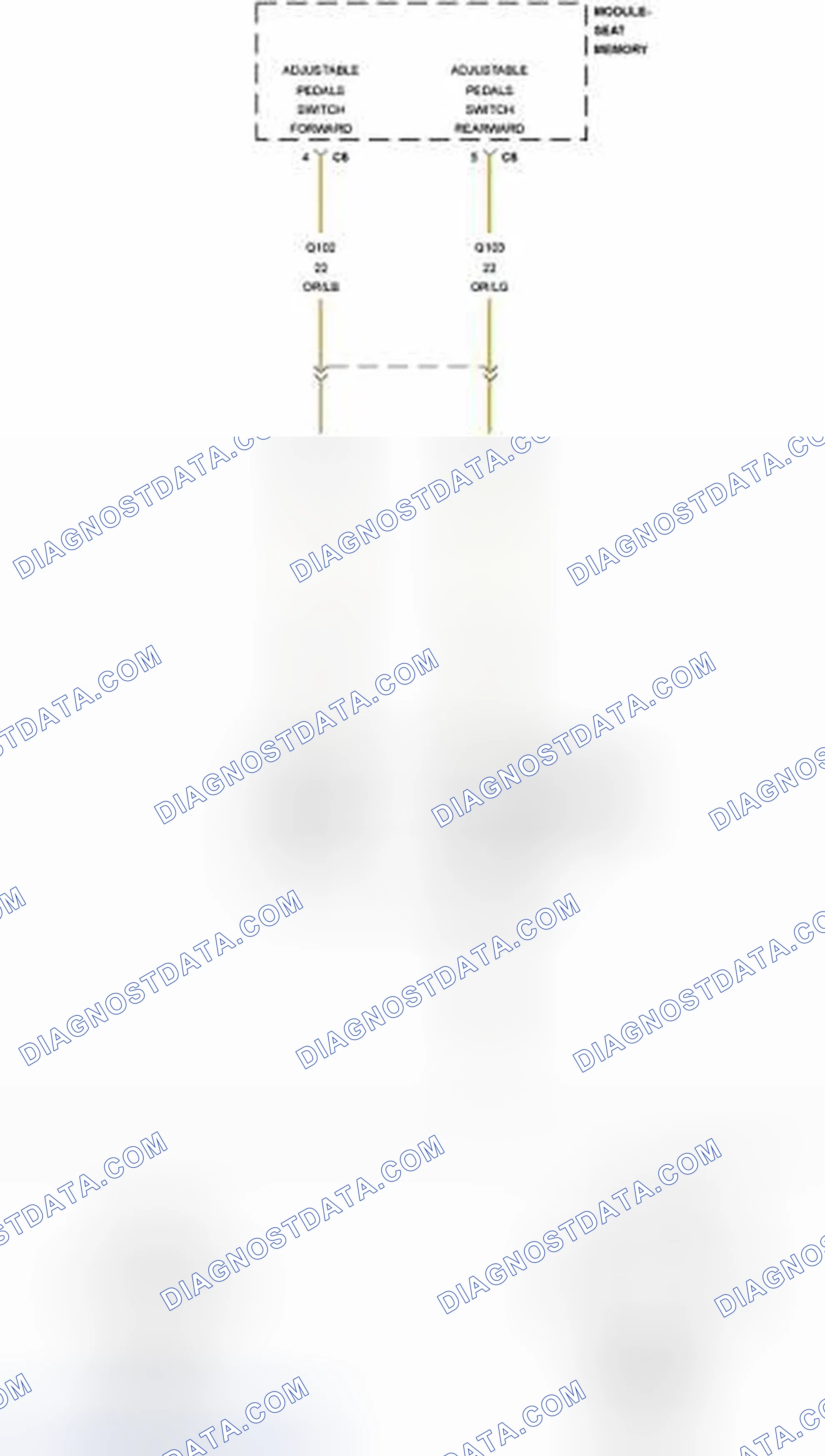 Scheme 180: B1D5C-ADJUSTABLE PEDAL SWITCH CIRCUIT STUCK FORWARD