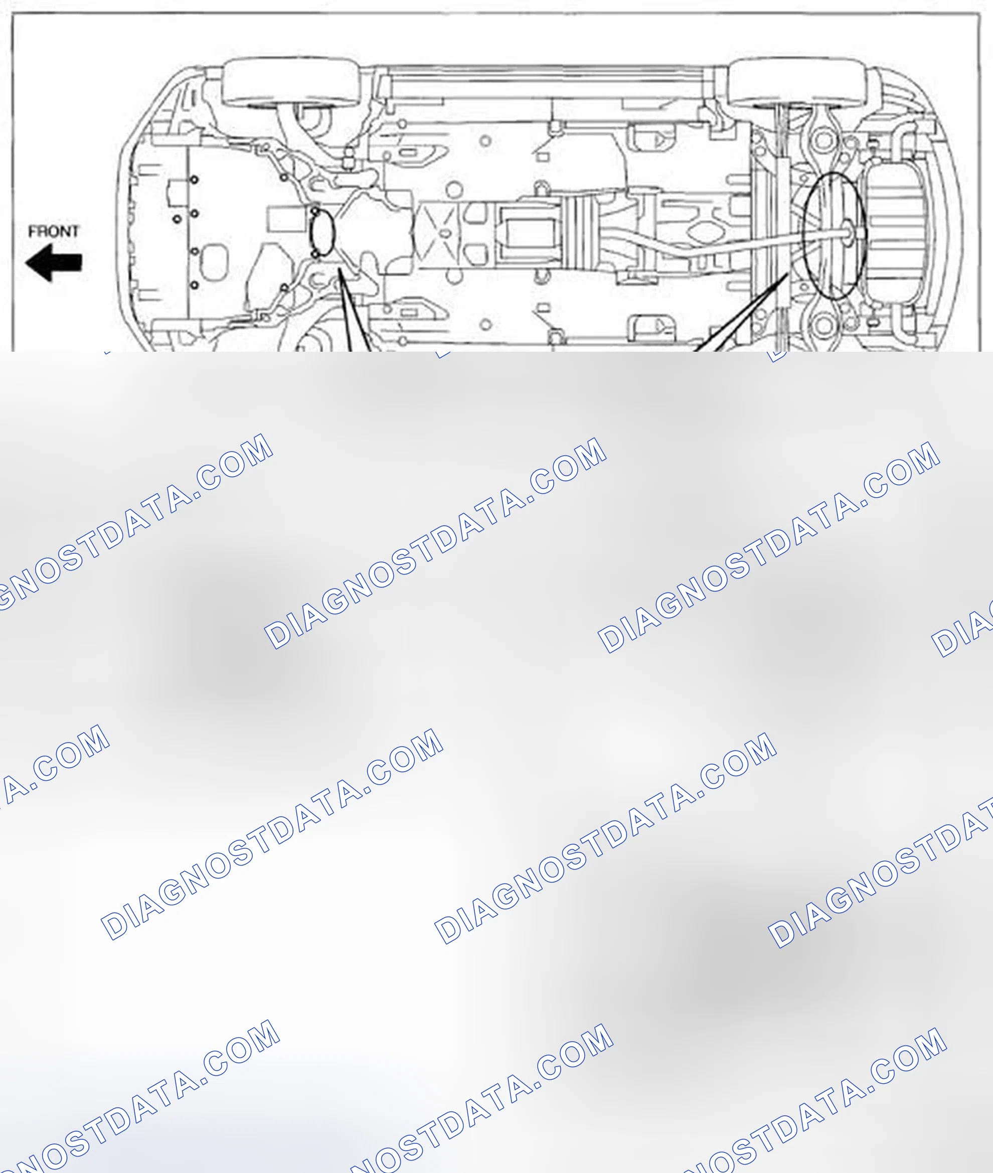 Scheme 55: Identifying Front Crossmember, Rear Crossmember And Rear Differential