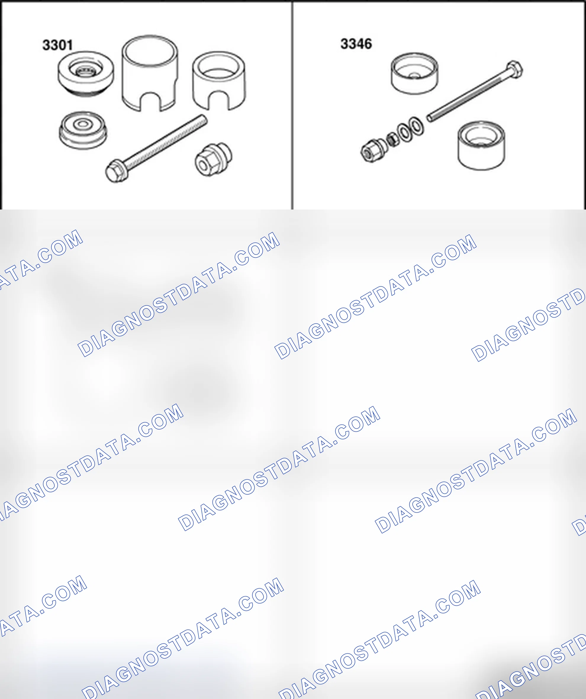 Scheme 87: Control link bushings, replacing