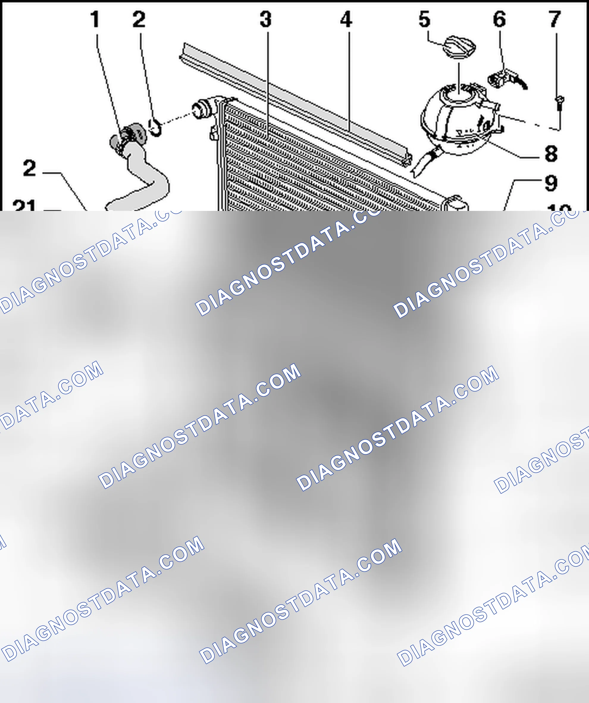 Scheme 27: COOLING SYSTEM OVERVIEW, BODY SIDE