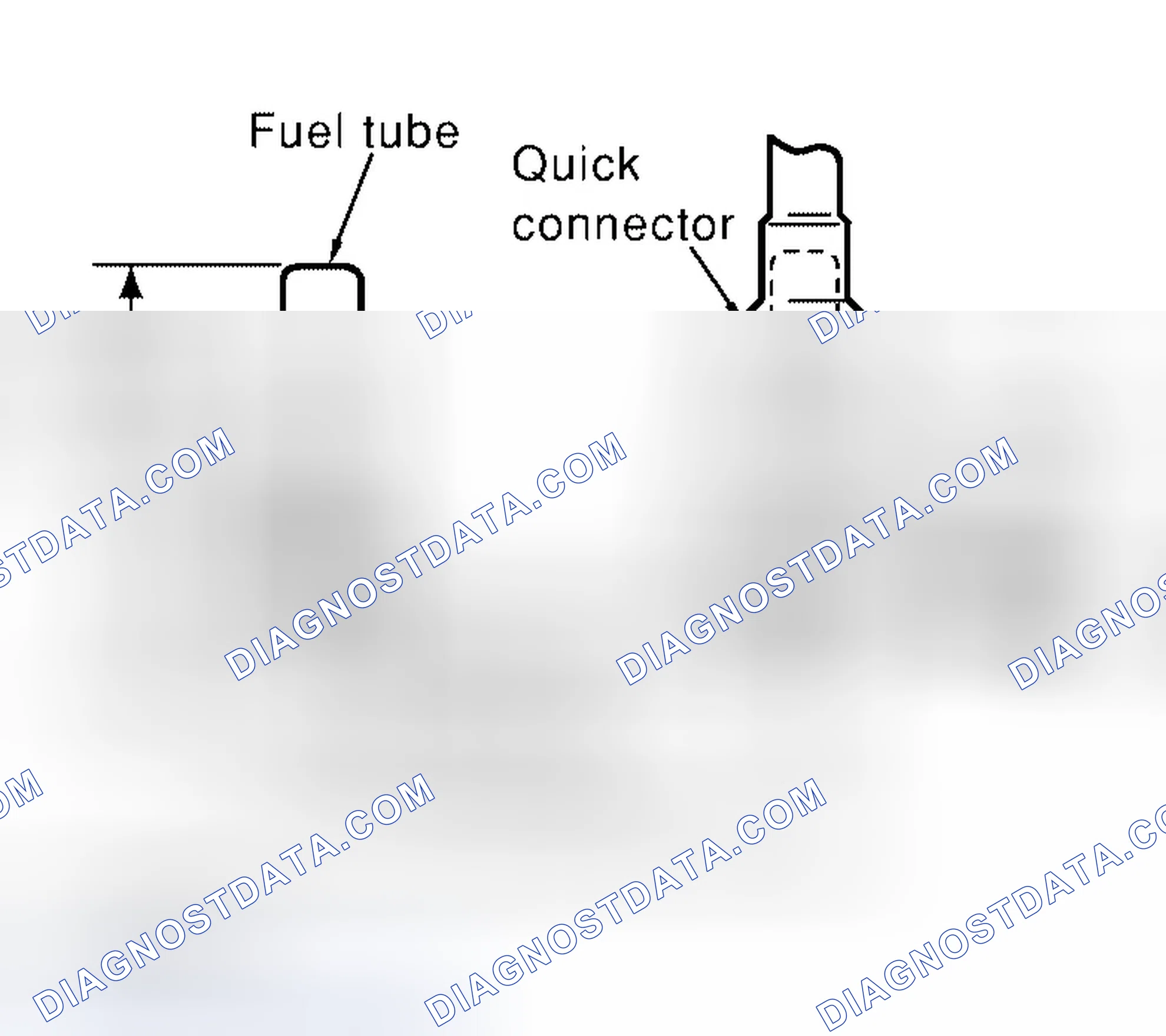 Scheme 176: Connecting Quick Connector of Fuel Tube