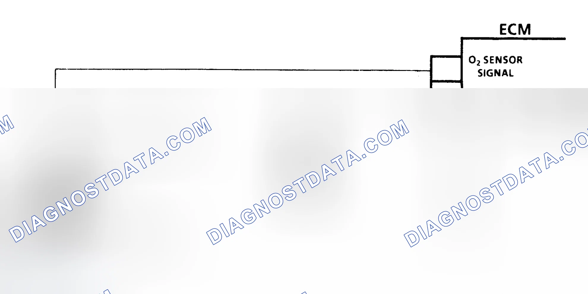 Scheme 154: Code 13 Schematic (All Models) Open Oxygen Sensor Circuit