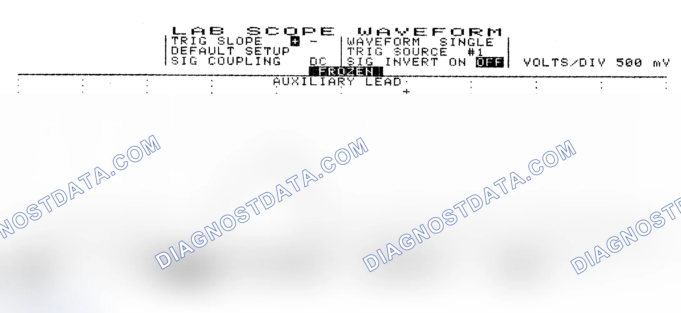Scheme 10: Single Injector w/Excessive Current Flow - Current Pattern