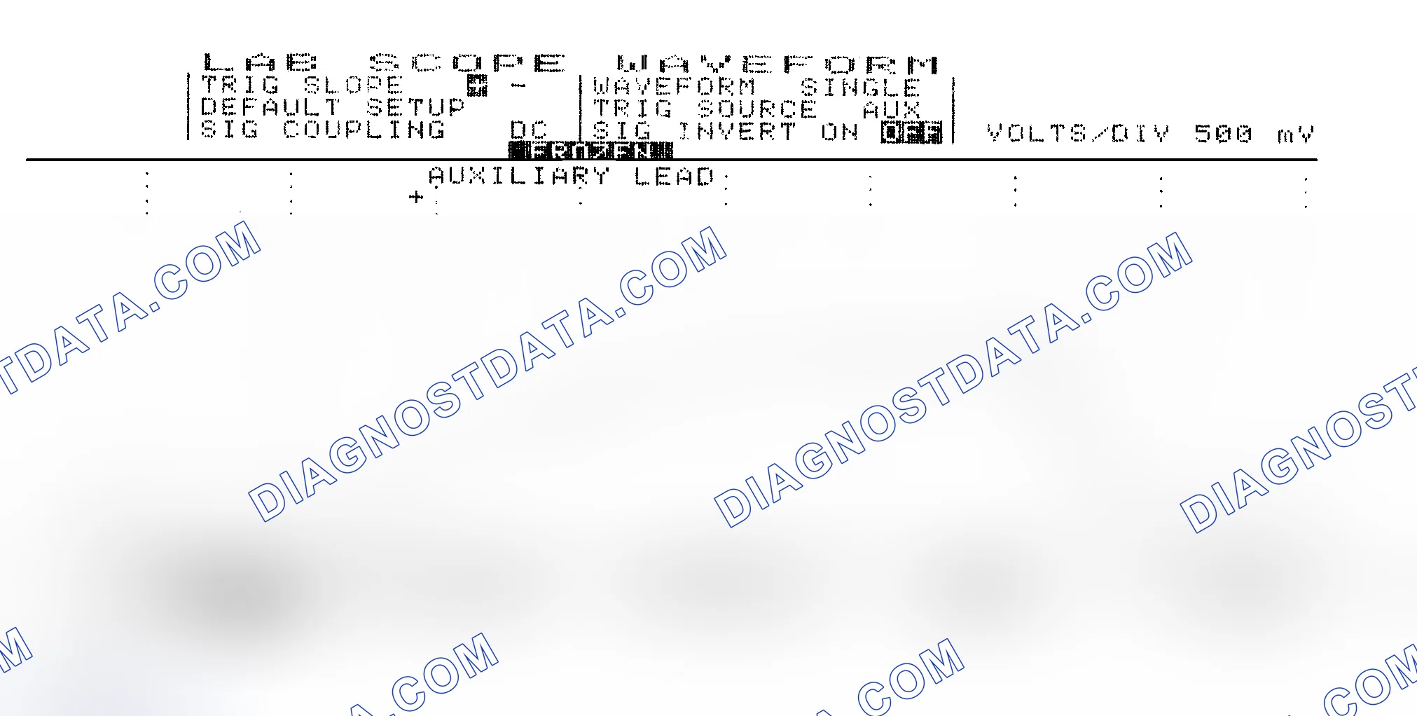 Scheme 14: Single Injector w/Excessive Current Flow - Current Pattern