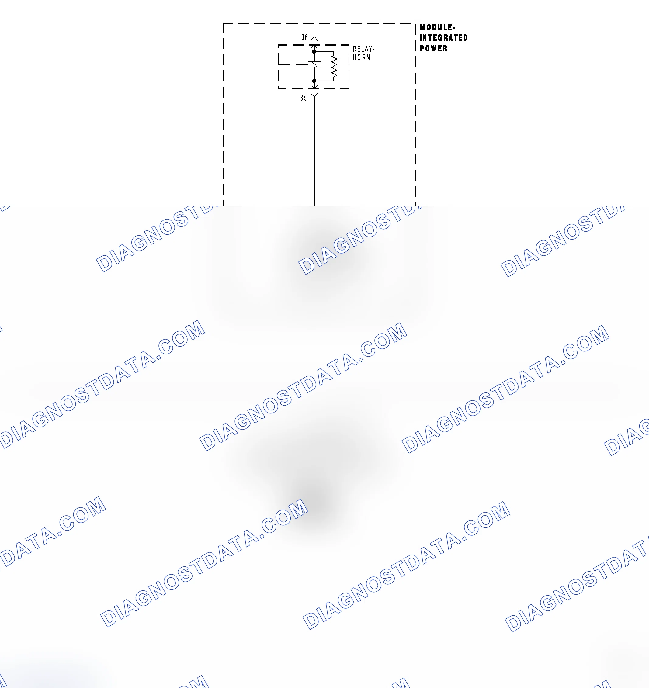 Scheme 4: B2336-HORN CONTROL CIRCUIT LOW - FCM