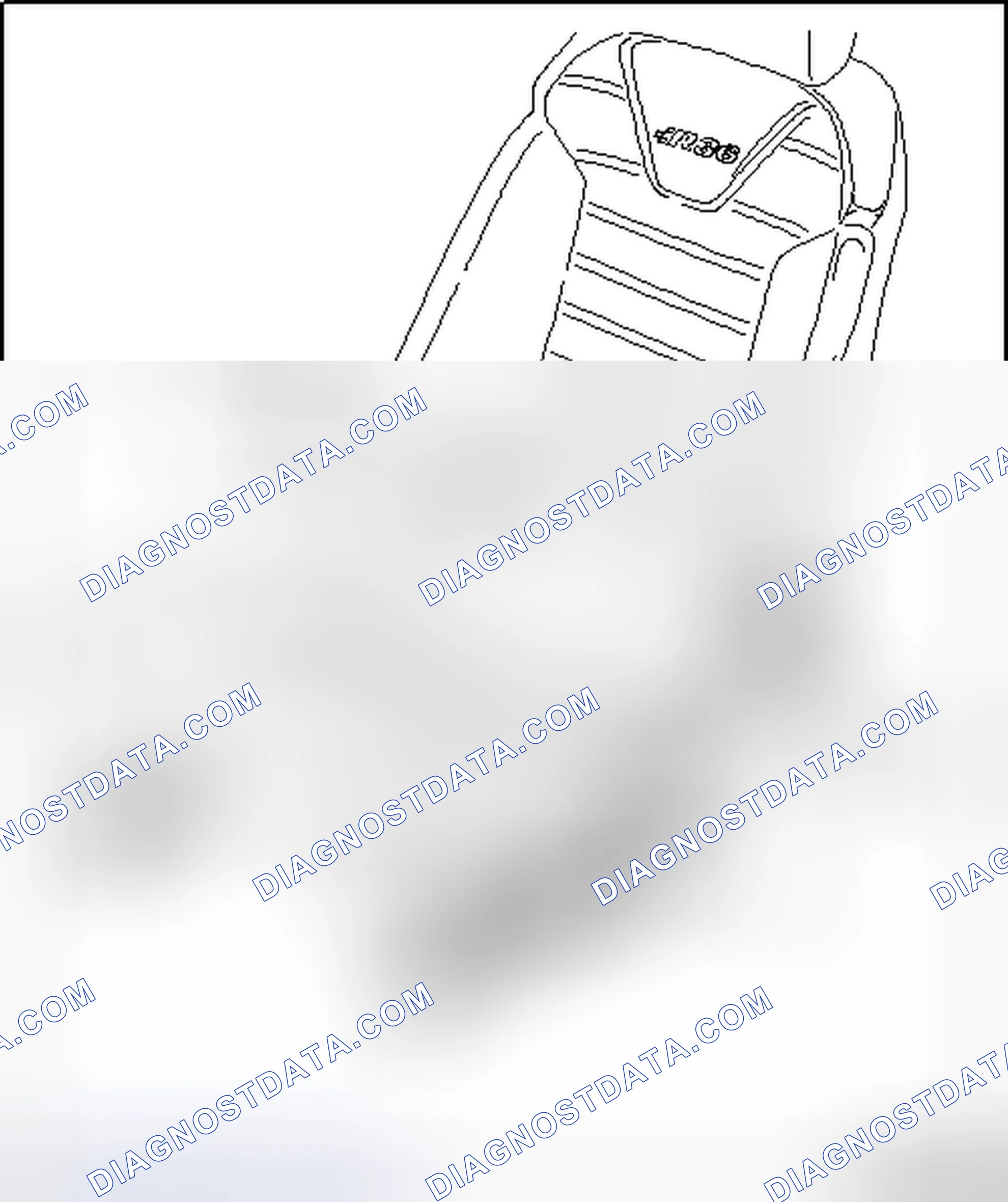 Scheme 38: SPORT SEAT BACKREST, R36