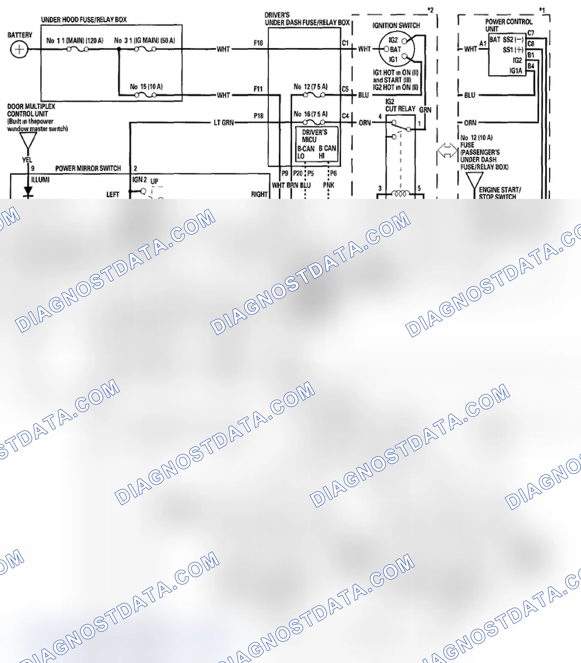 Scheme 10: Circuit Diagram - Power Mirror