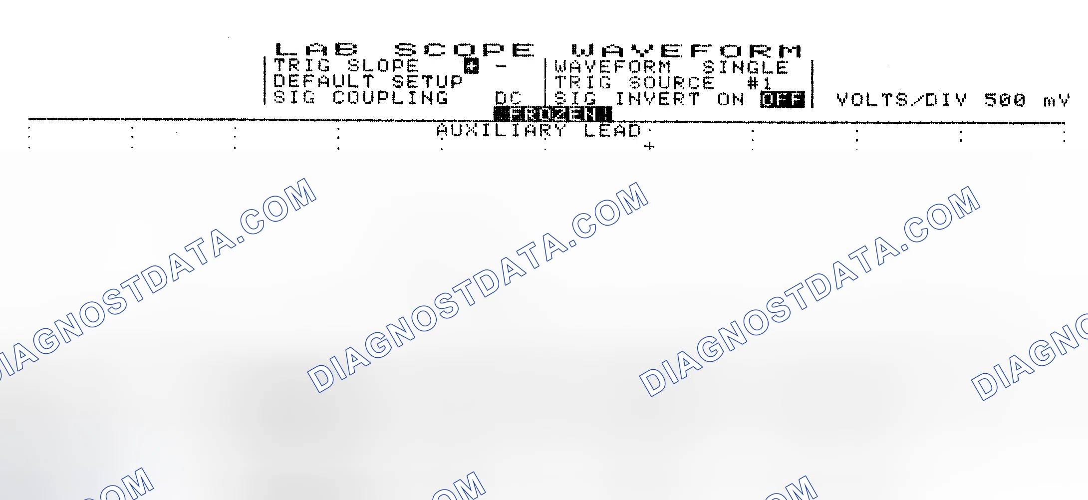 Scheme 10: Single Injector w/Excessive Current Flow - Current Pattern