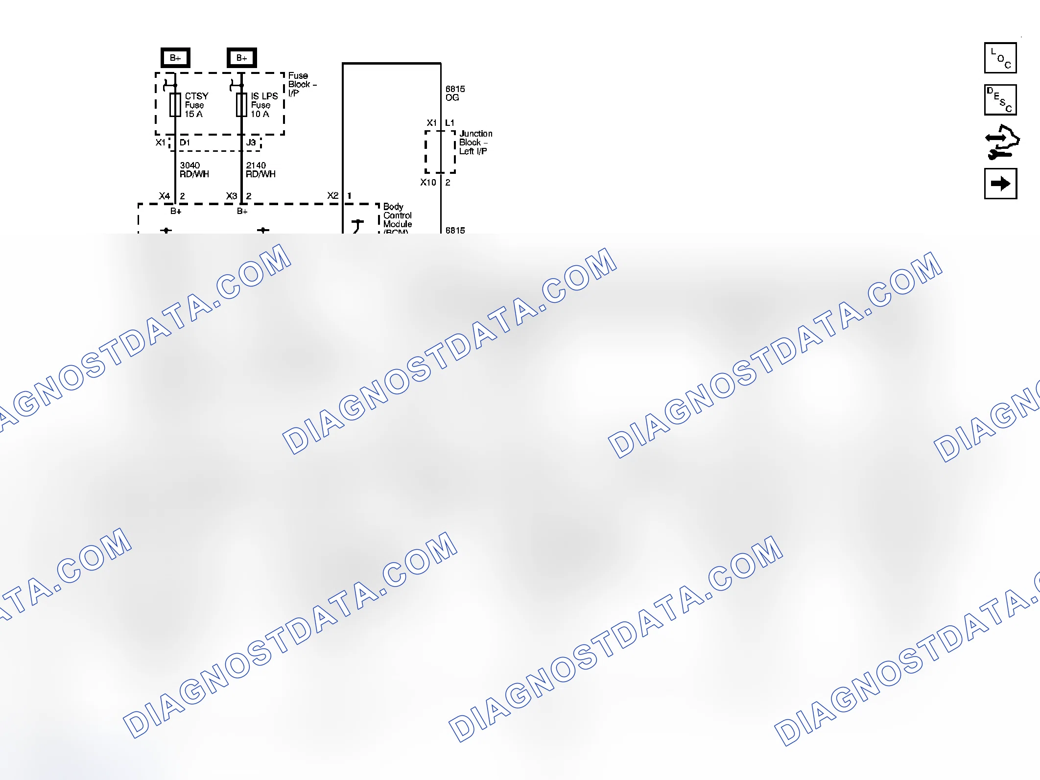 Scheme 19: Interior Lights Schematics