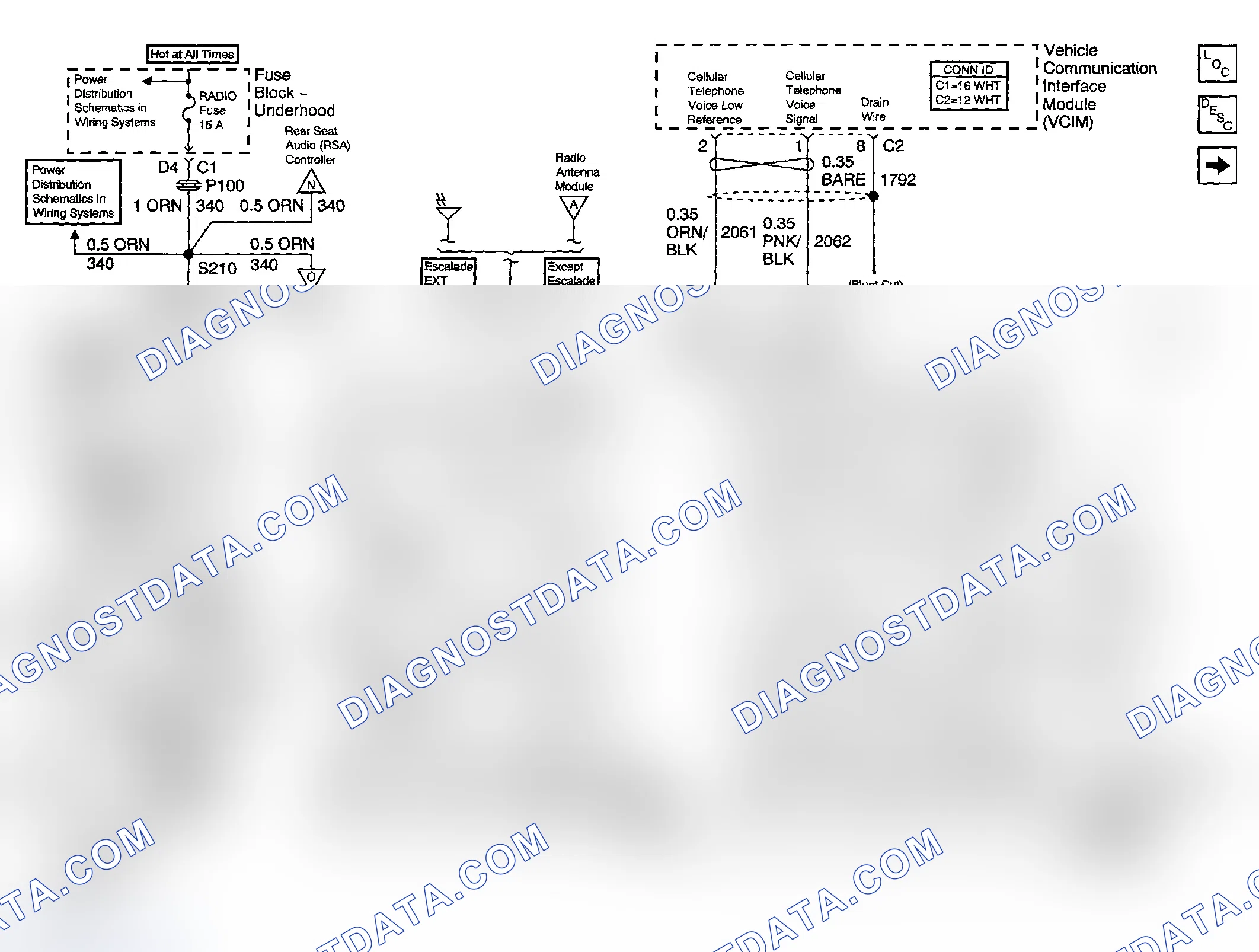 Scheme 12: Radio/Audio System Schematics (Luxury Radio - UQ7 w/ Y91)