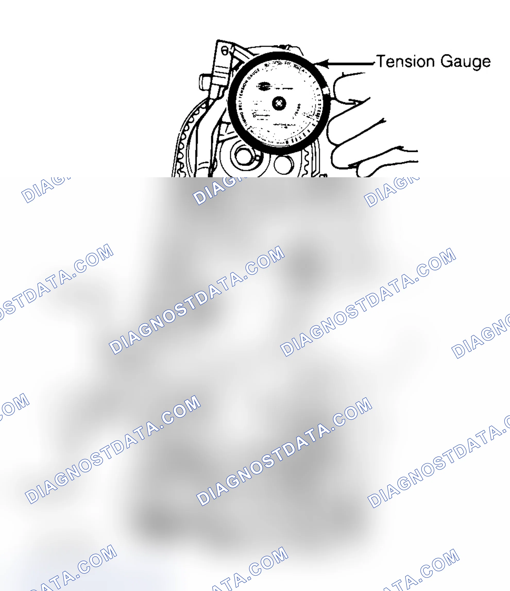 Scheme 28: Adjusting Typical Timing Belt Tension